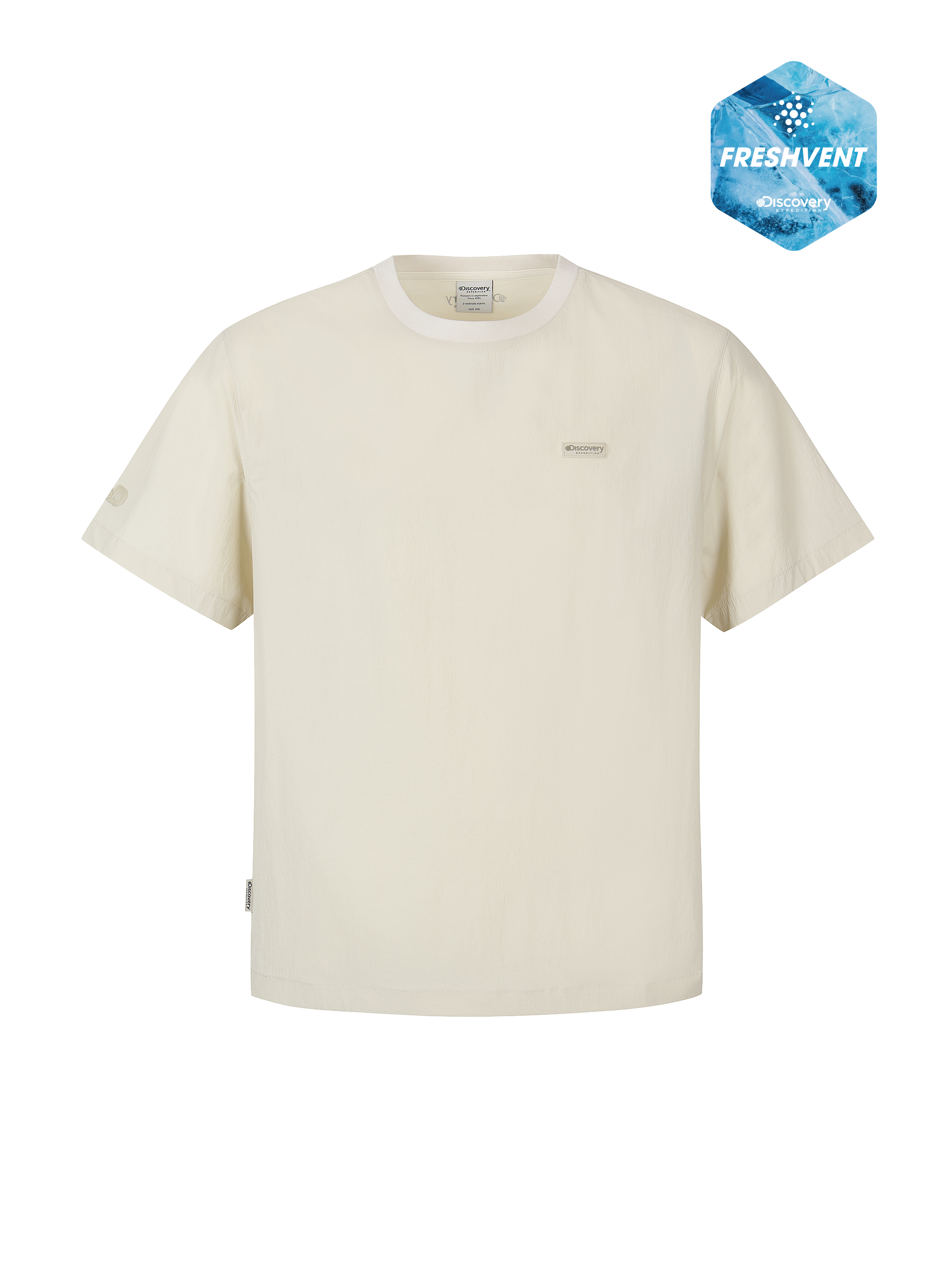 Uni Freshvent Essential Woven Short-Sleeve T-shirt