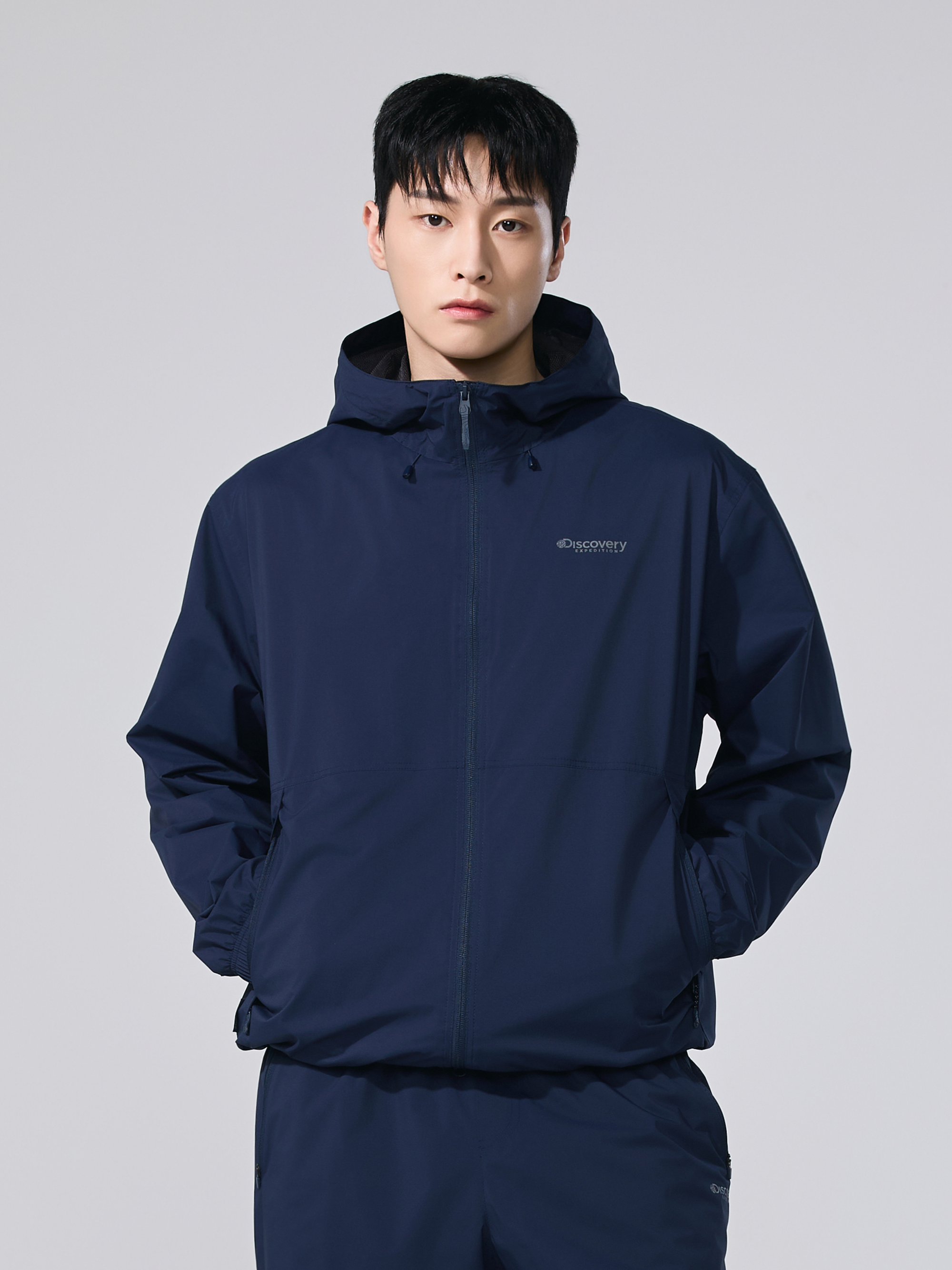 M's 2L Woven Training Hooded ZIP-UP