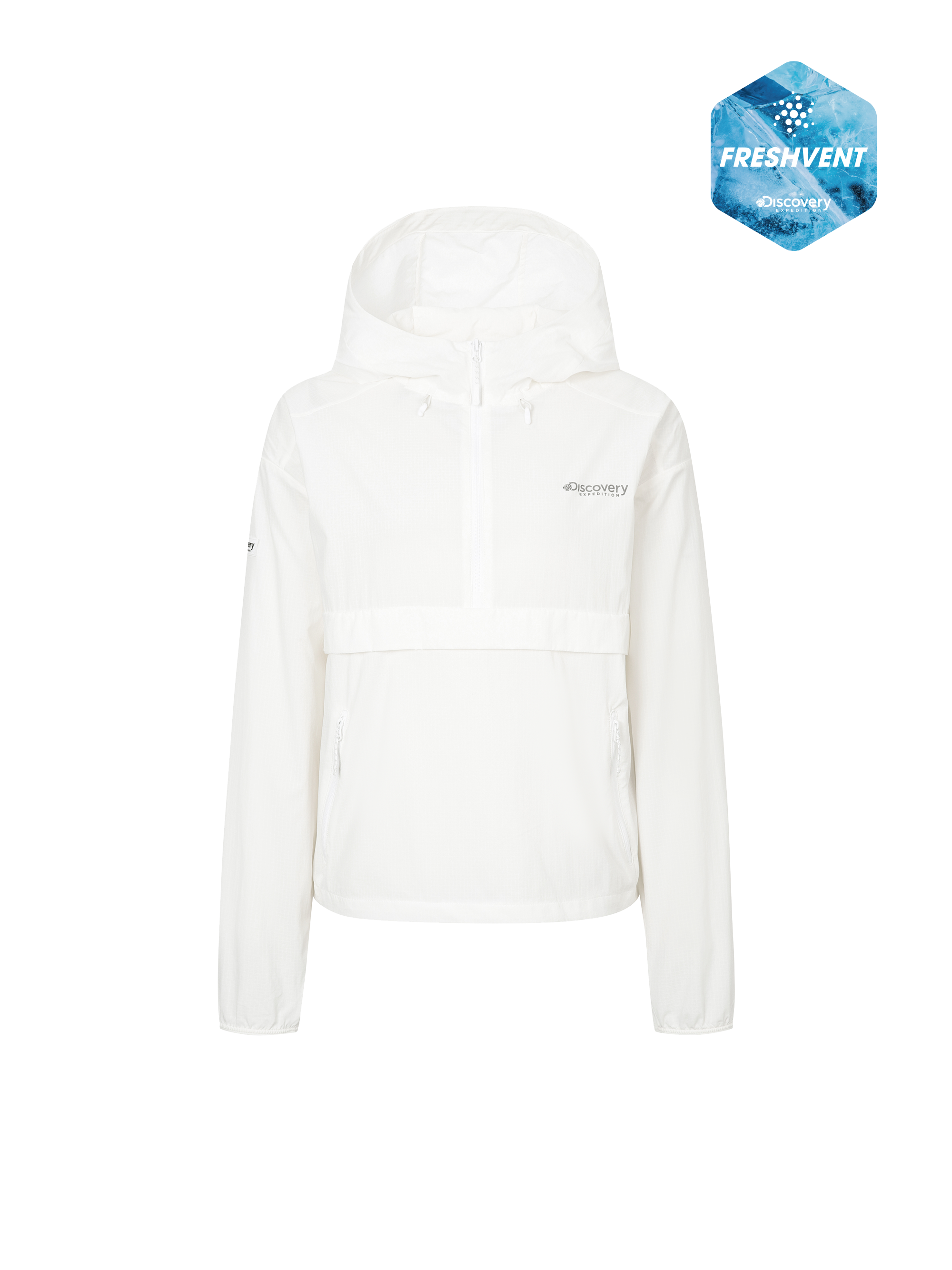 Freshvent Women's Anorak Crop Windbreaker