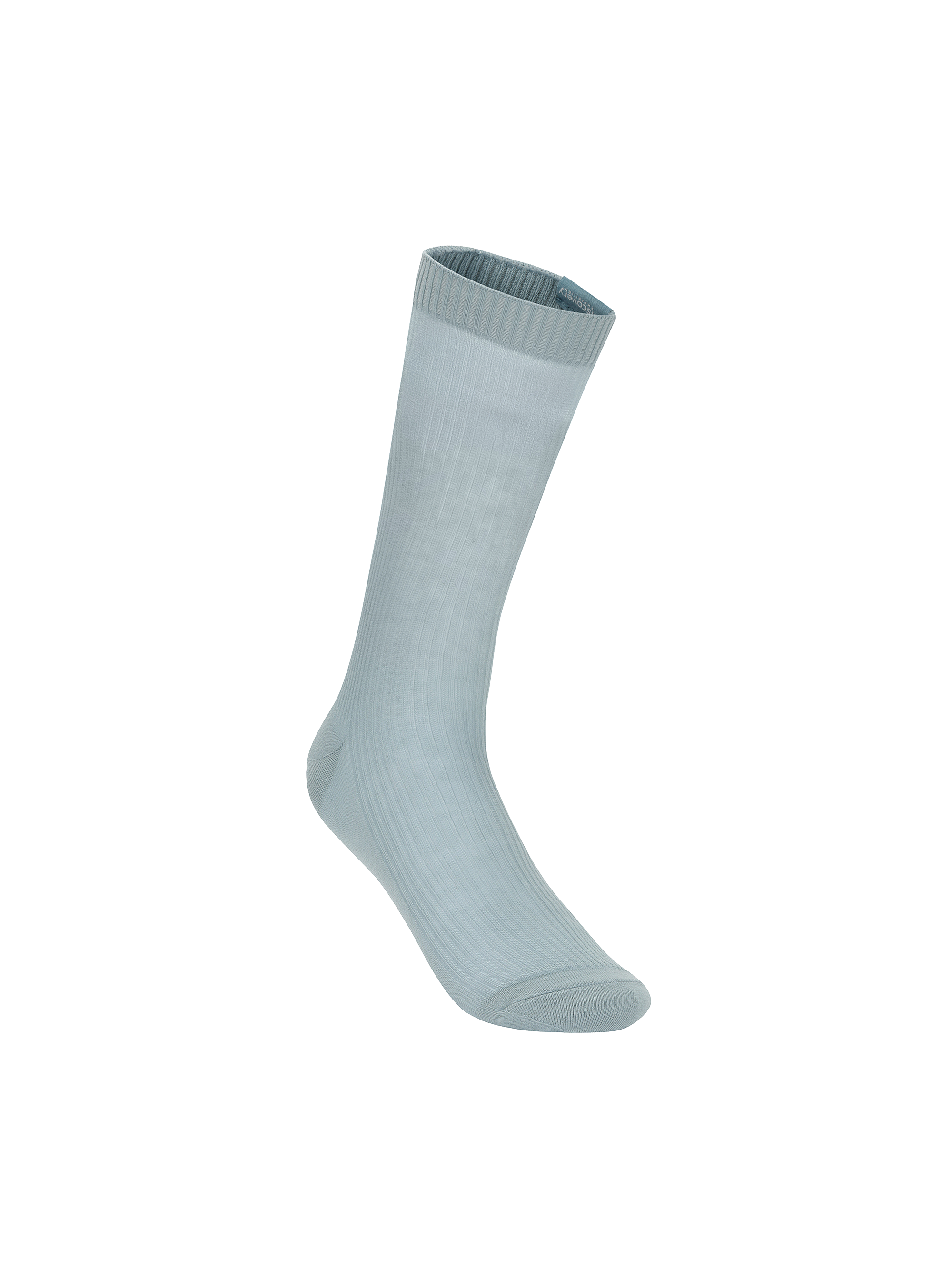 See-through Rib High Length Socks