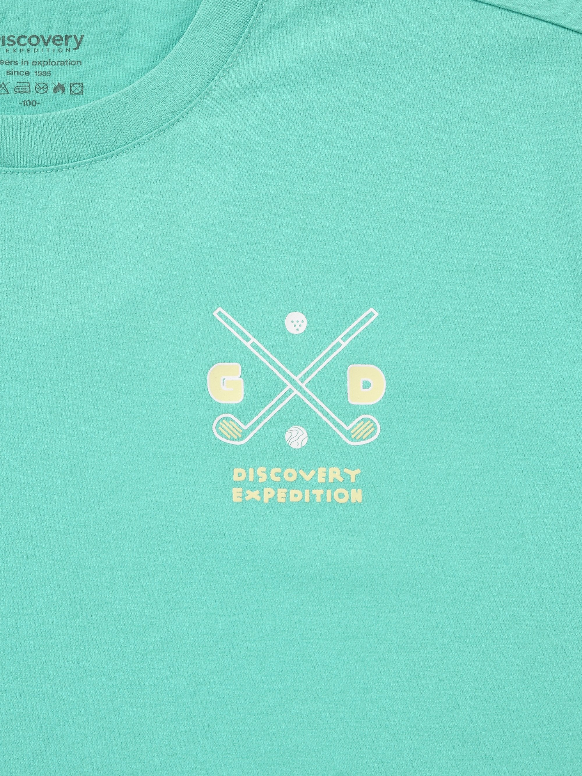 ◎Discovery EXPEDITION◎ Golf symbol graphic t-shirt BLACK D Golf Symbol Graphic T-shirt | Discovery-Expedition