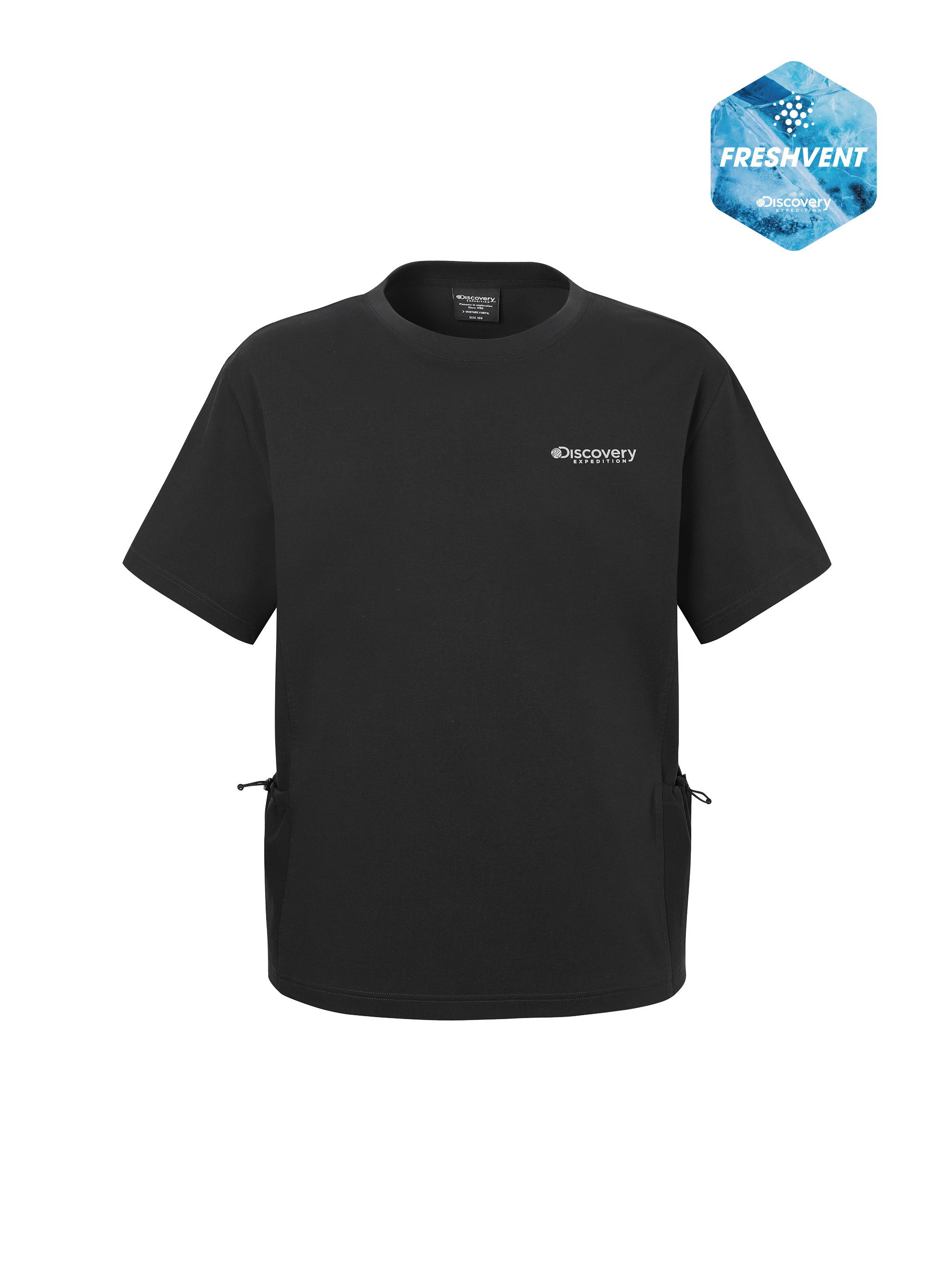 Freshvent Washed Men's Lightweight Hybrid Short-sleeve Training T-shirt