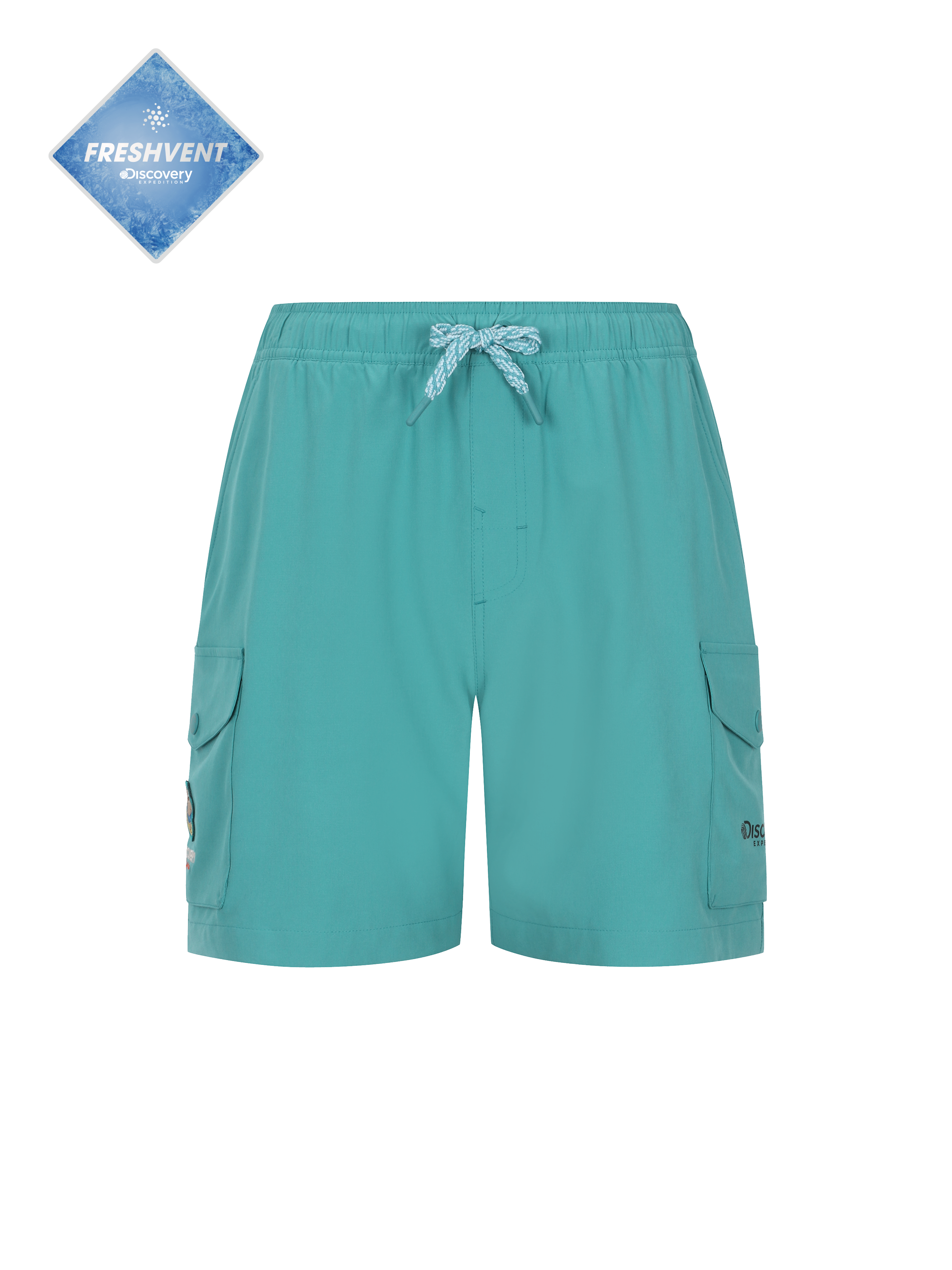 Freshvent Men's Mane Crew Cargo Board Shorts