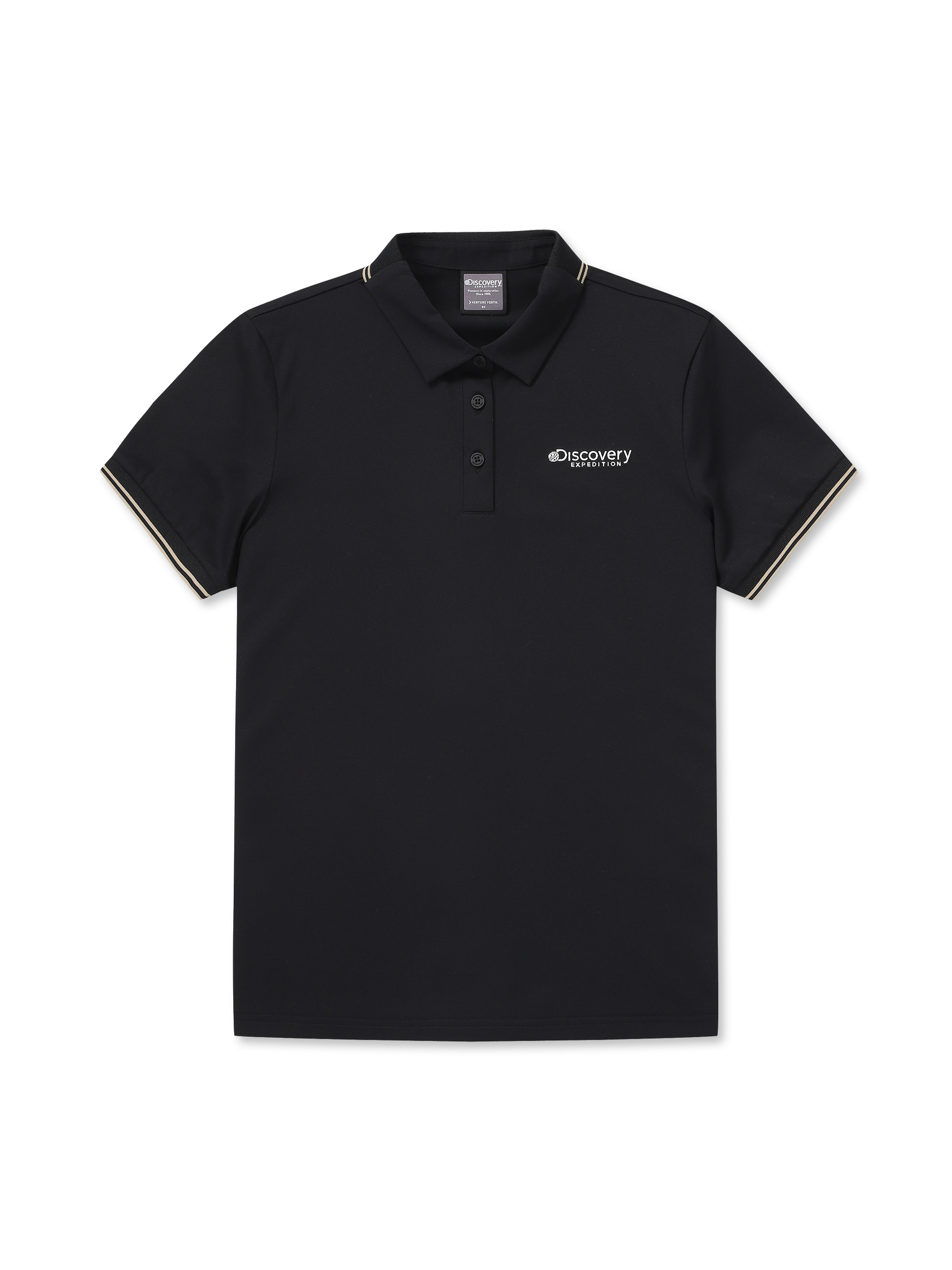 Color Tipping Collar T-Shirts
