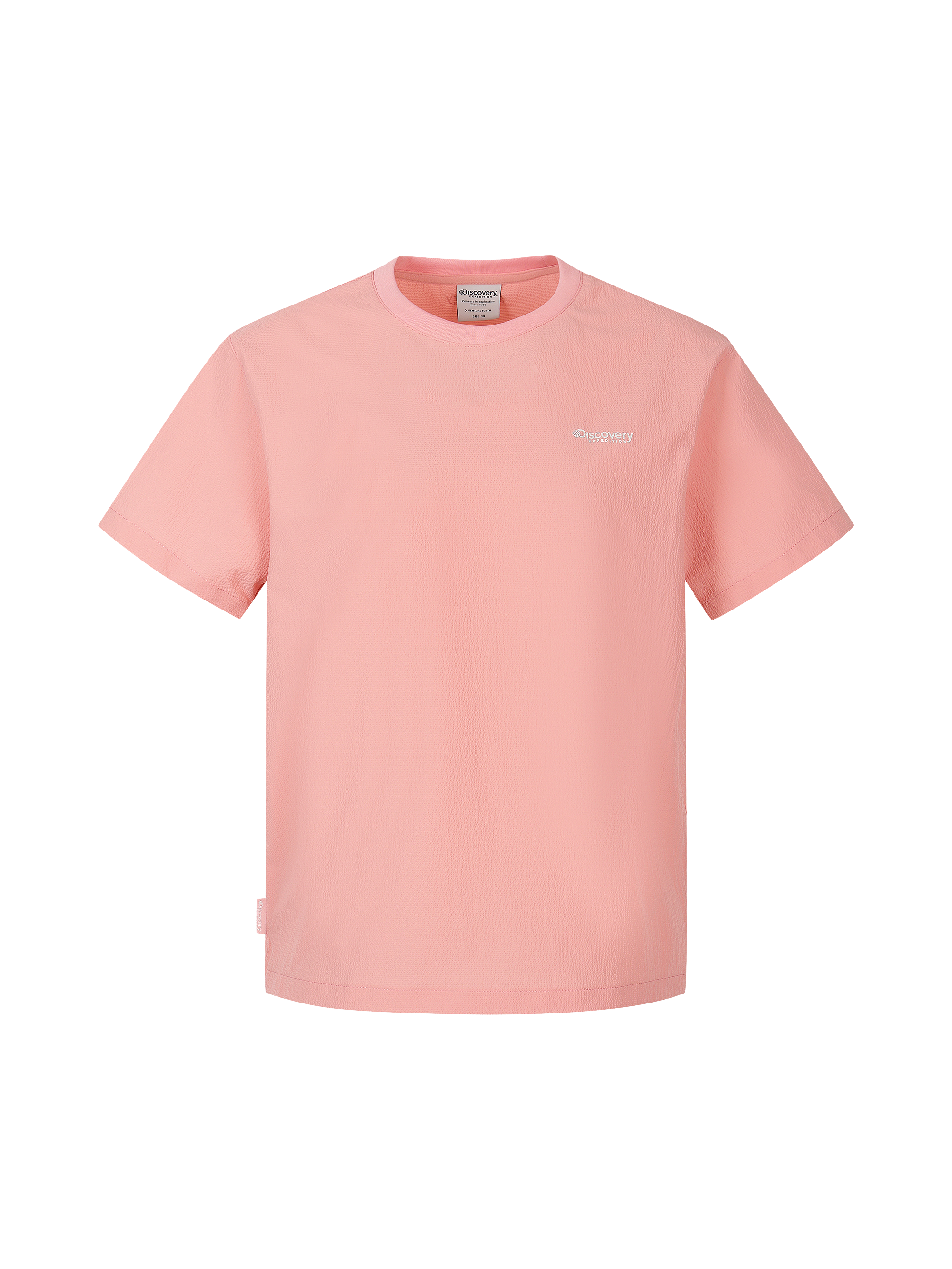 W's Seersucker Woven Short-Sleeve T-shirt