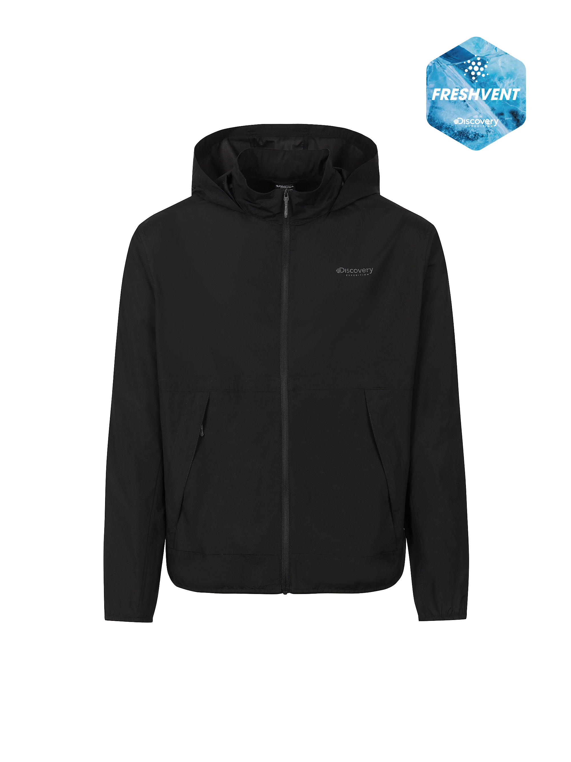 M's Freshvent Crinkled High Neck Windjacket