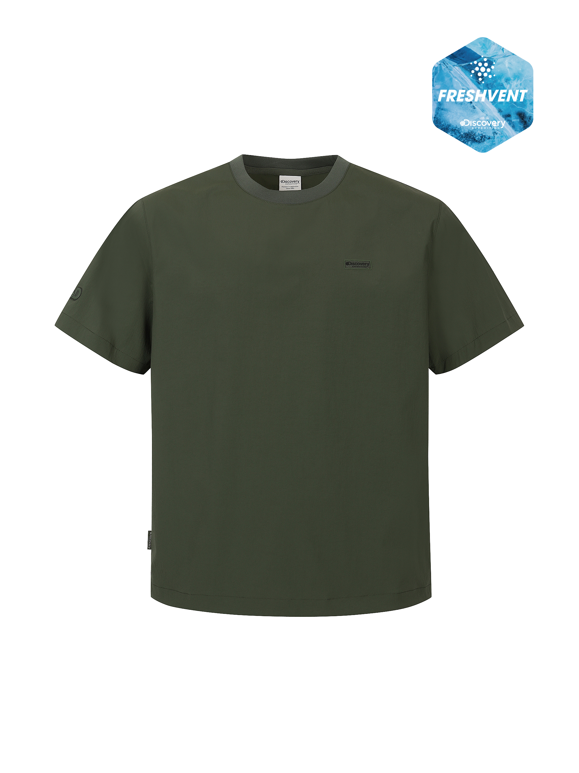 Uni Freshvent Essential Woven Short-Sleeve T-shirt