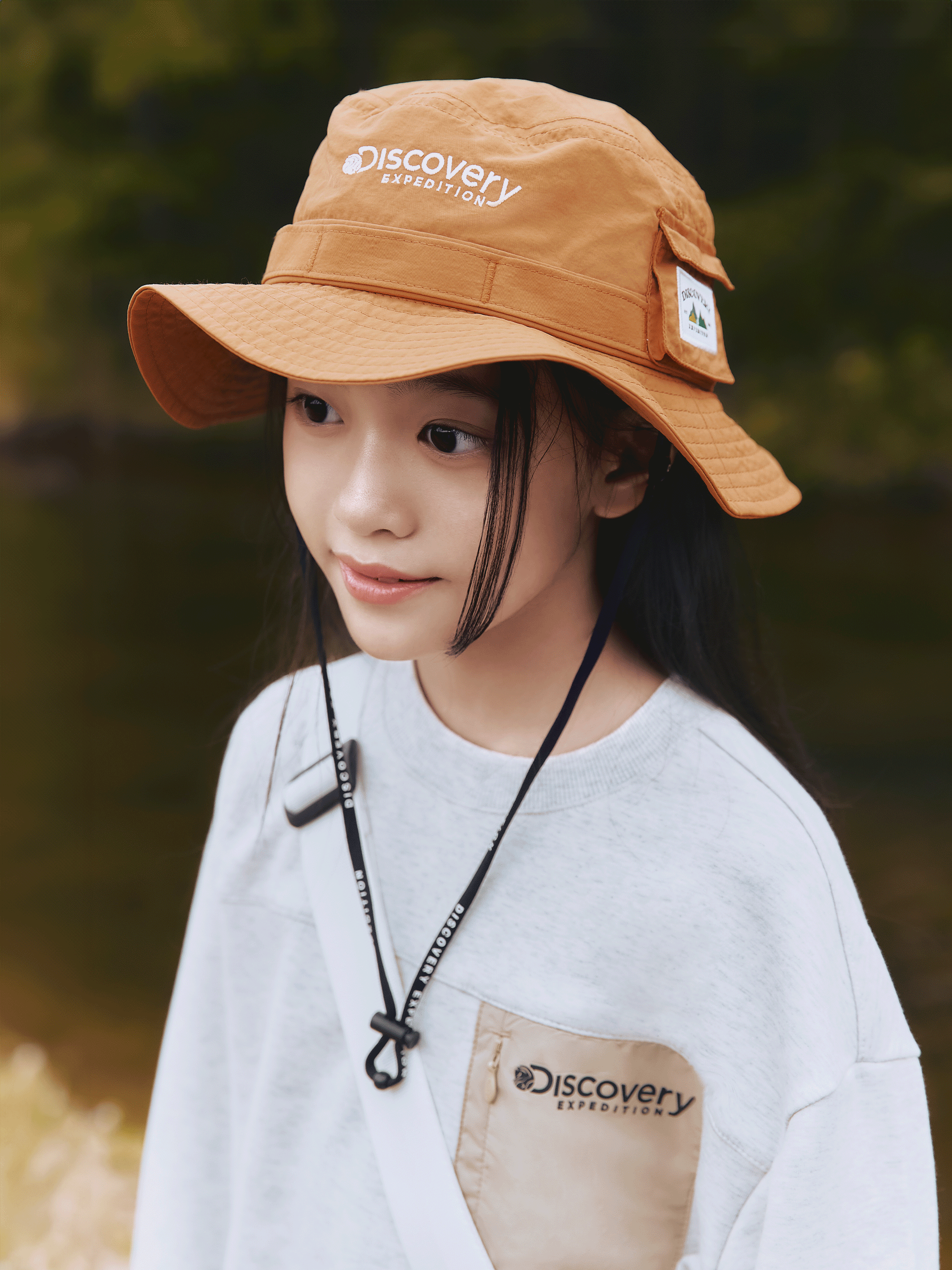 Kids Mountain Label Brim Hat