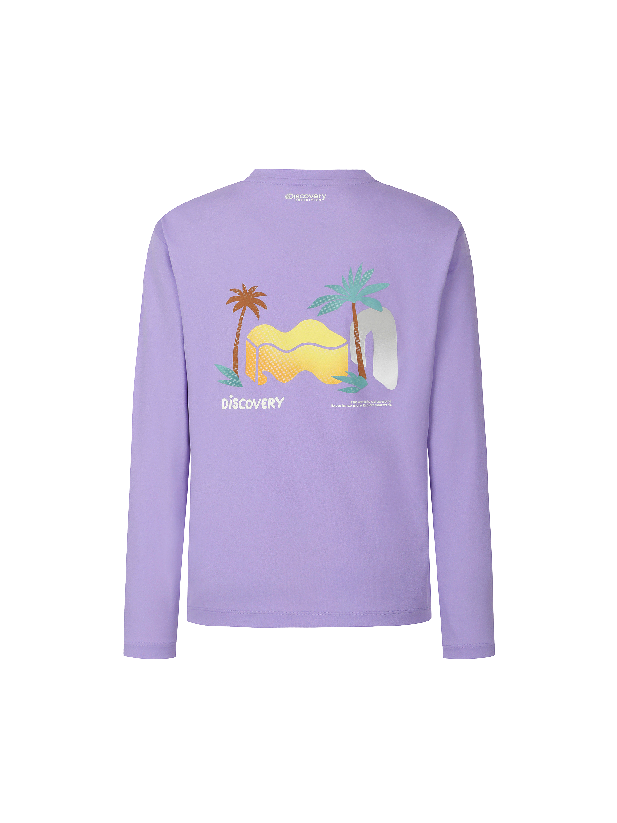 W's Back Graphic Long-Sleeve Water T-shirt