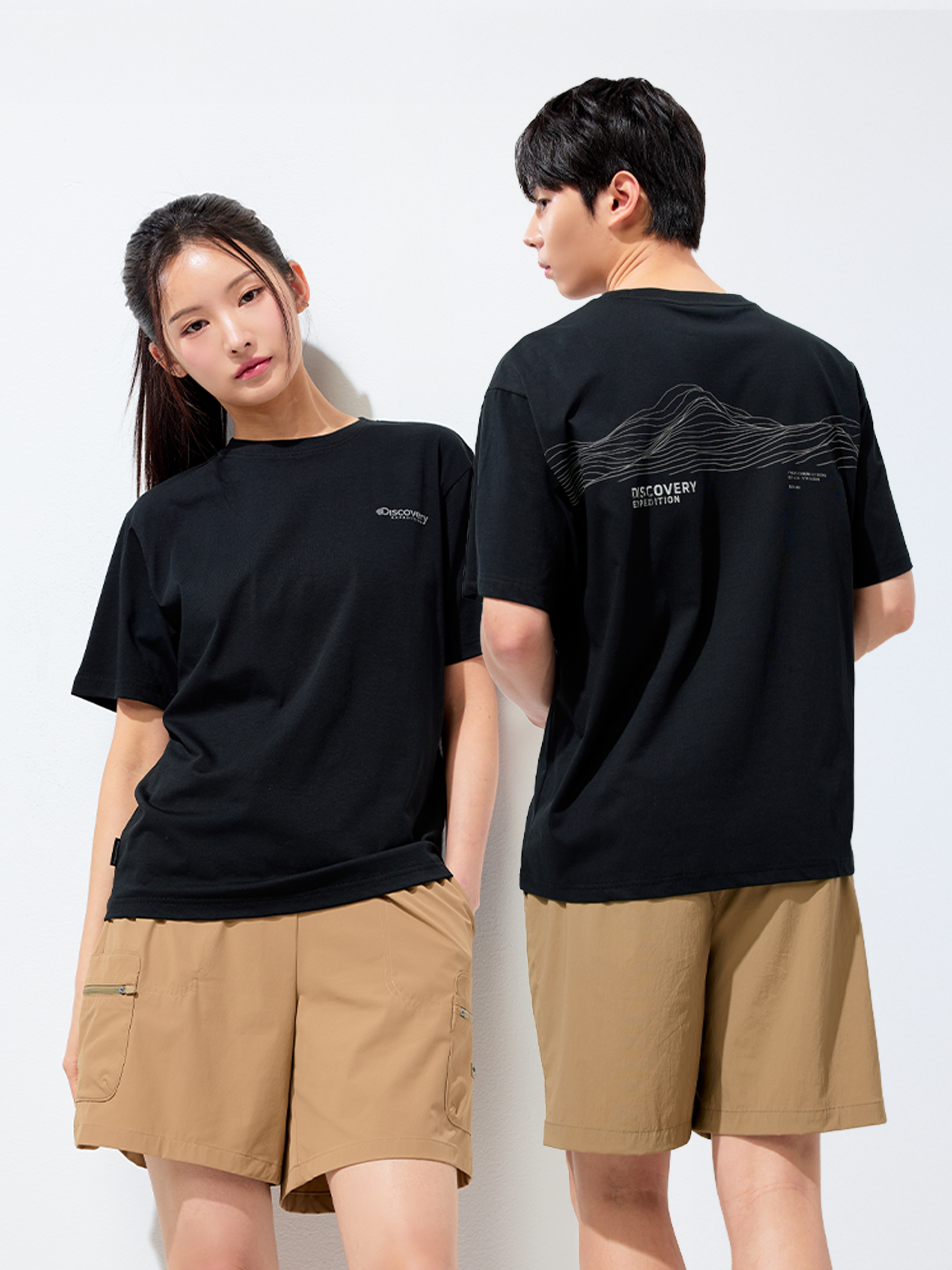 Freshvent Line Graphic Short Sleeve T-shirt