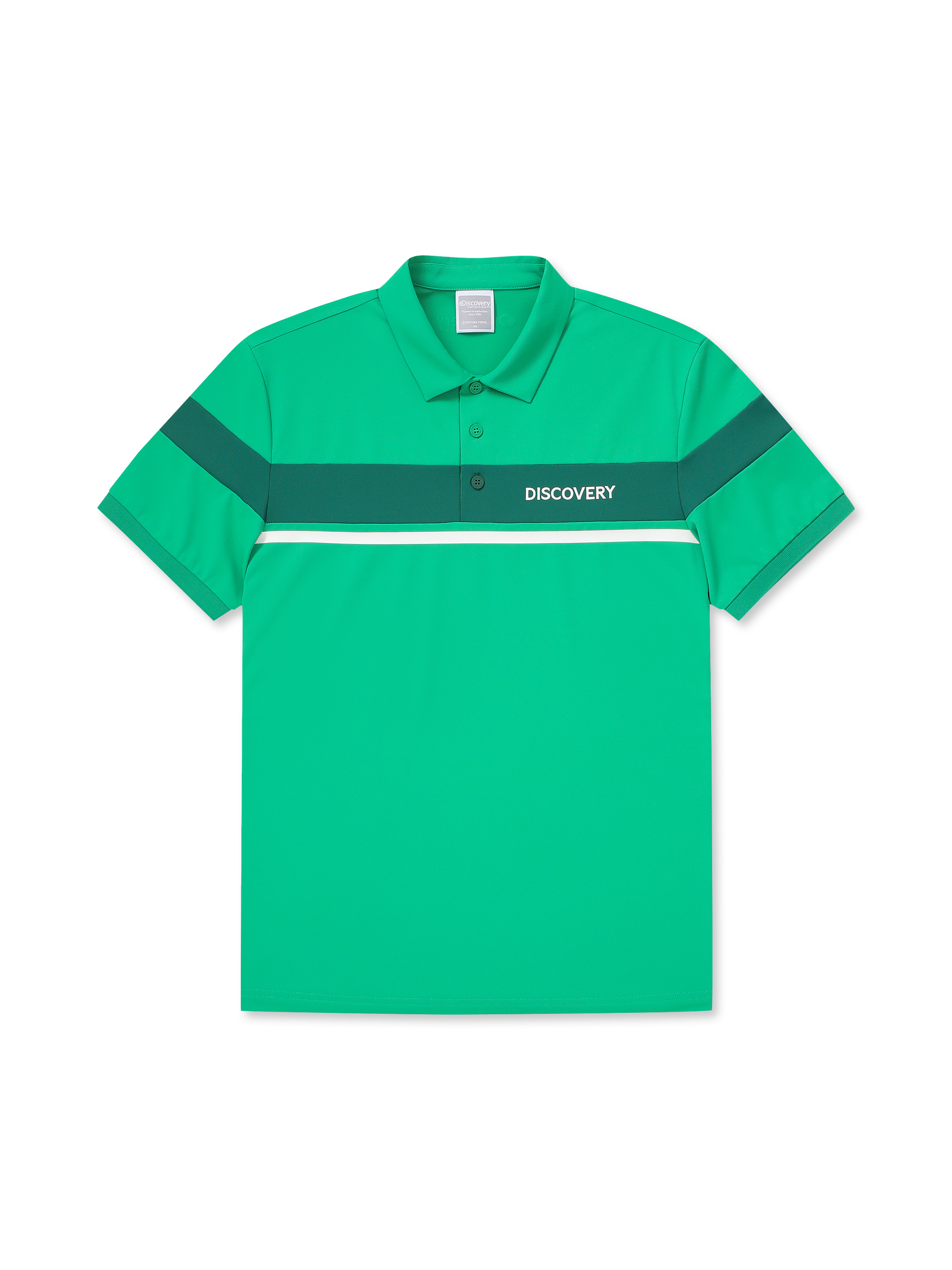 Men's Color Block Polo Shirt