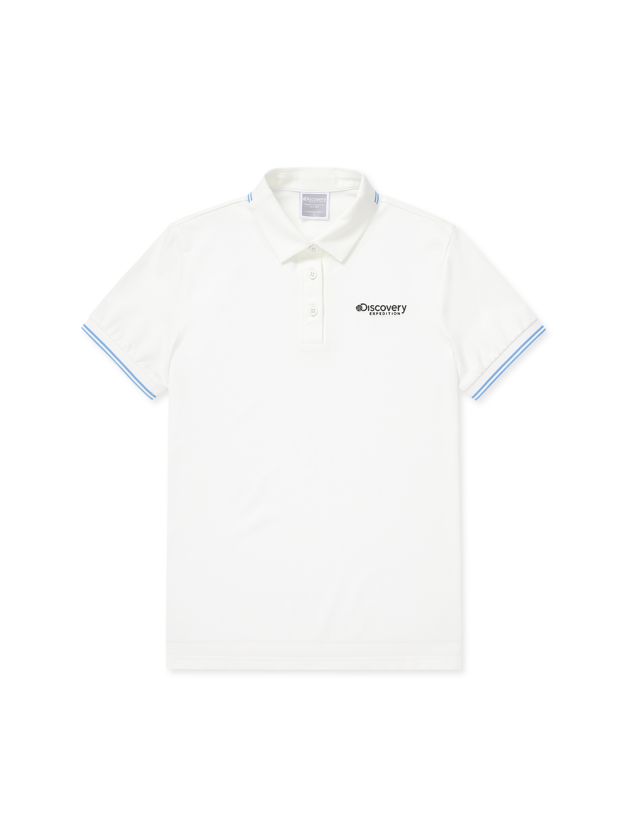 Color Tipping Collar T-shirt