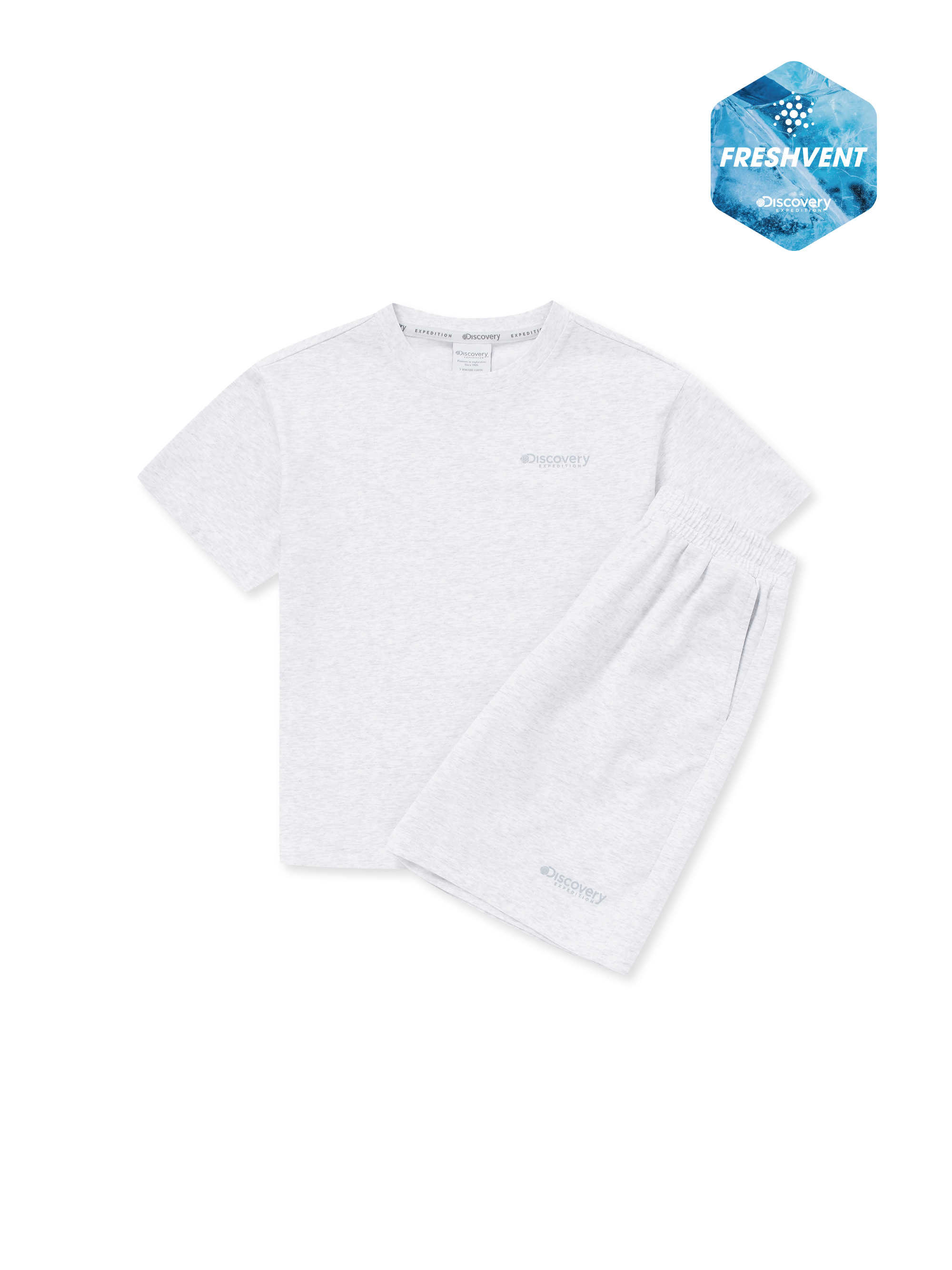 Kids Freshvent Outdoor Back Graphic Knit Training Set