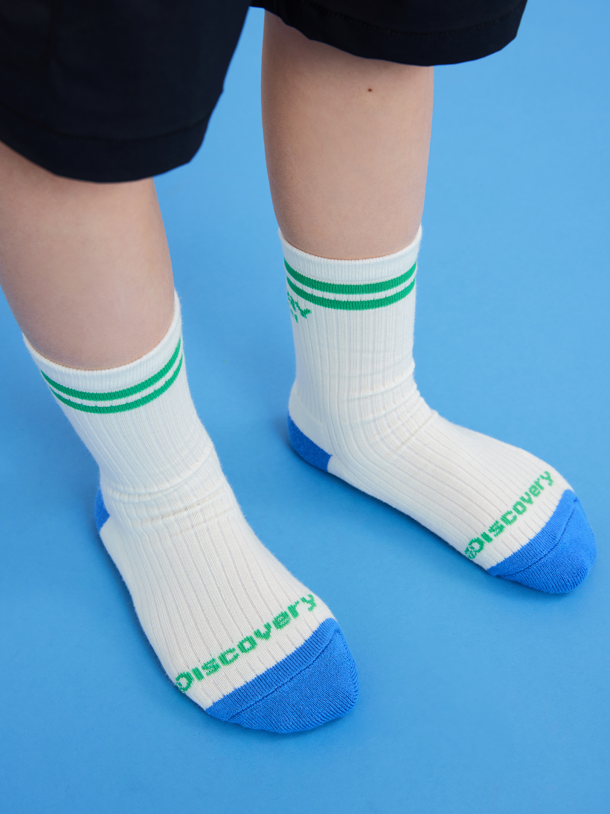 Kids Stripe Color Block High Length Socks