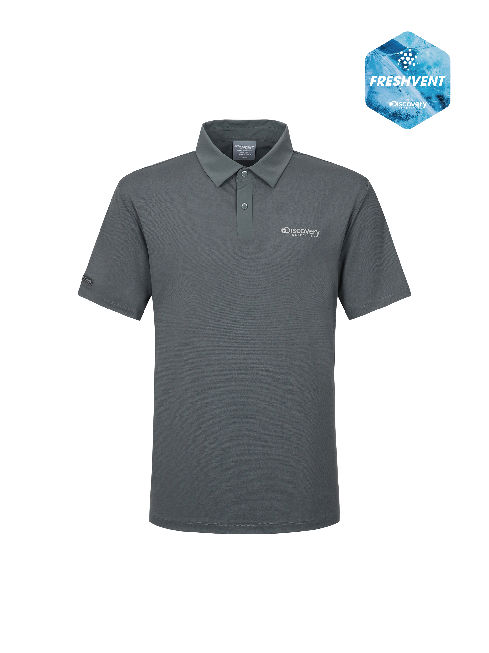 Freshvent Men's Mesh Hybrid Polo Shirt