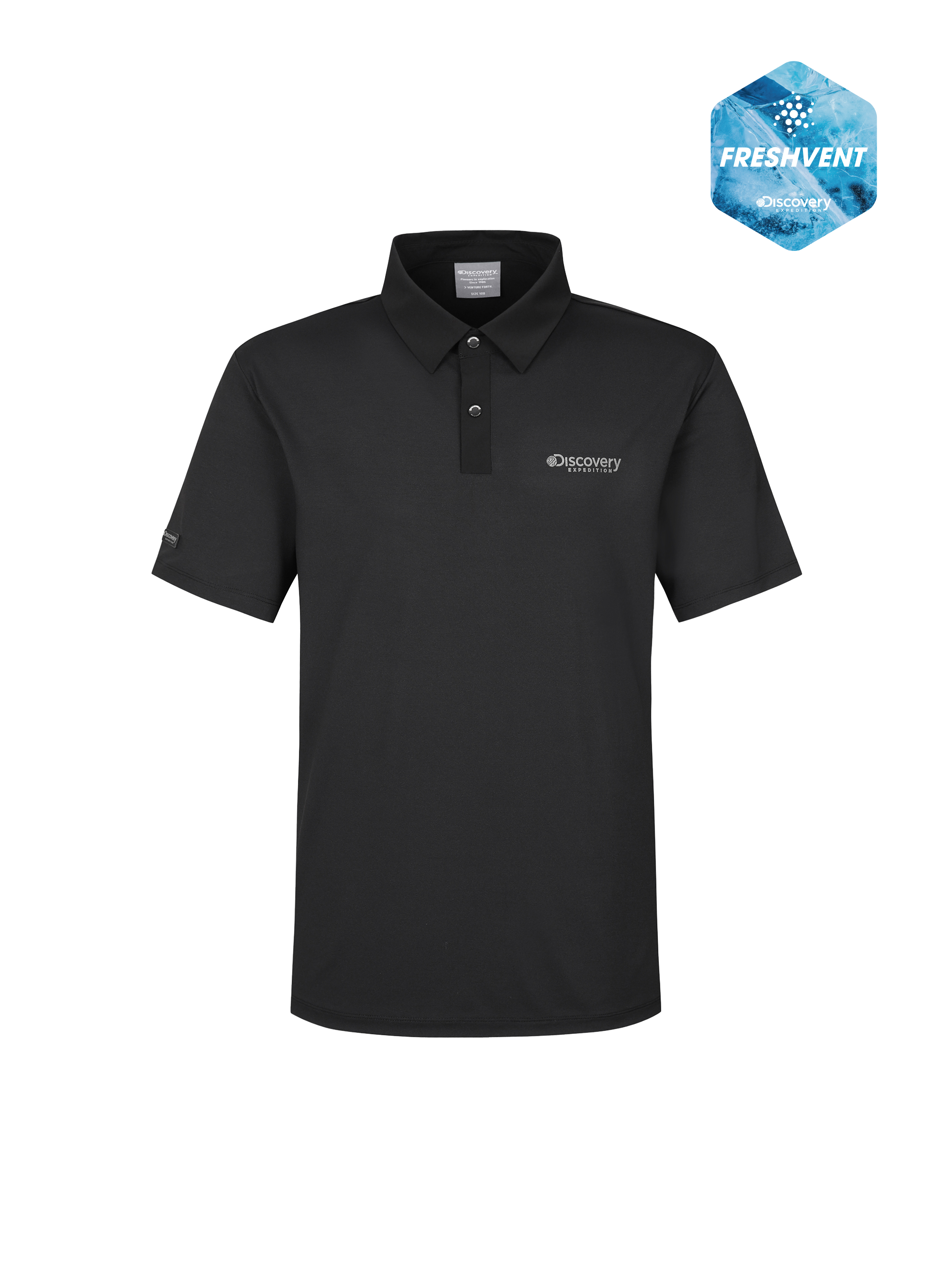 Freshvent Men's Mesh Hybrid Polo Shirt