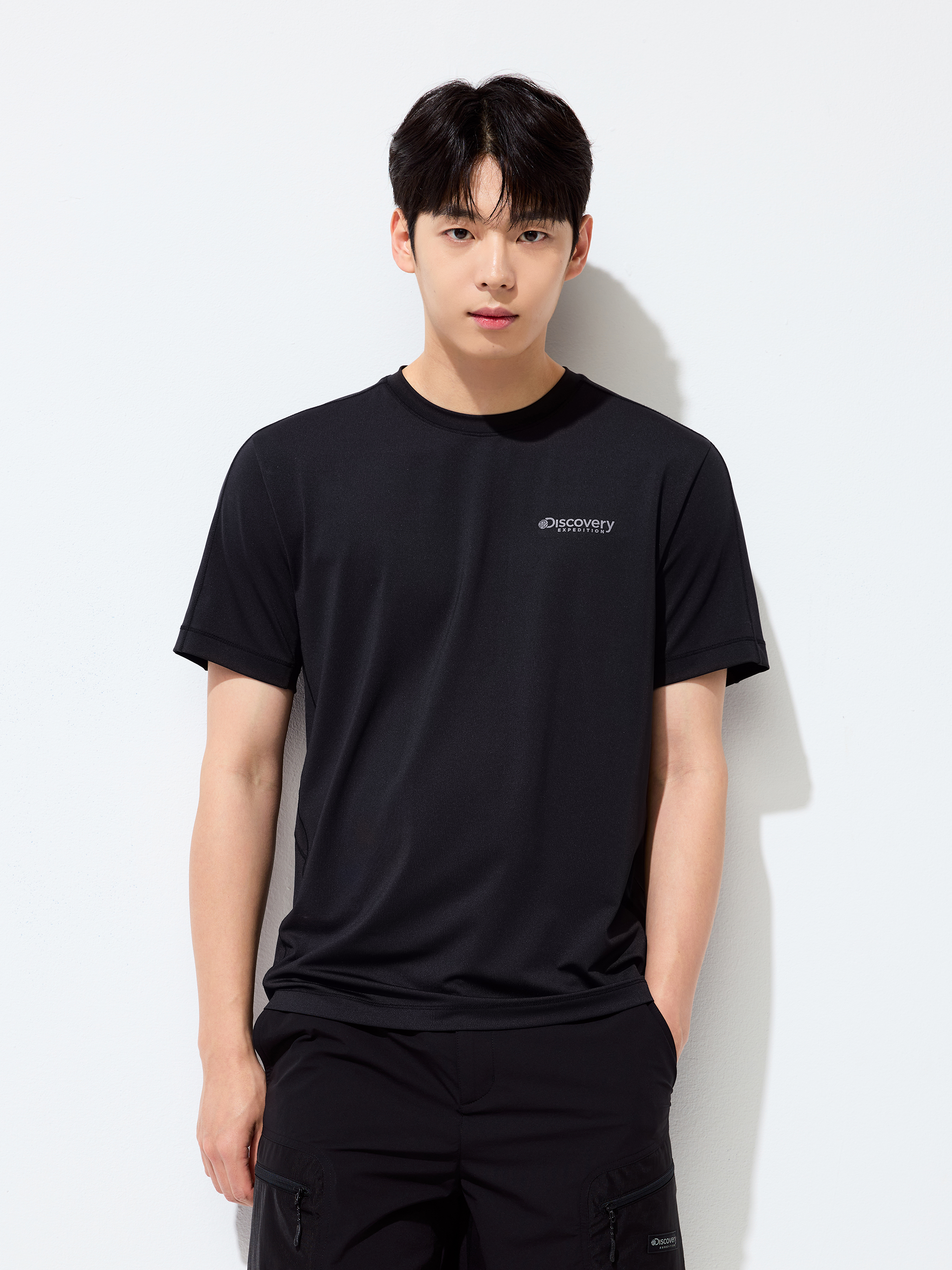 Men's Cutting Line Short Sleeve T-shirt