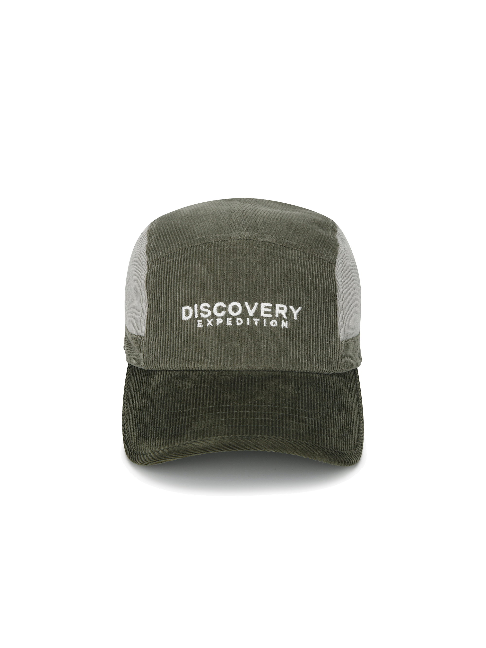 Corduroy Color-blocked Camper Cap