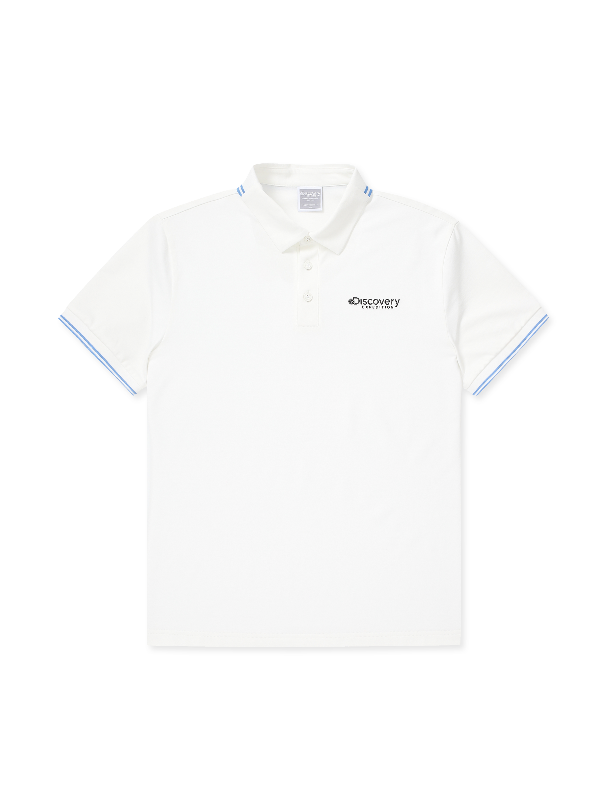 Color Tipping Collar T-shirt