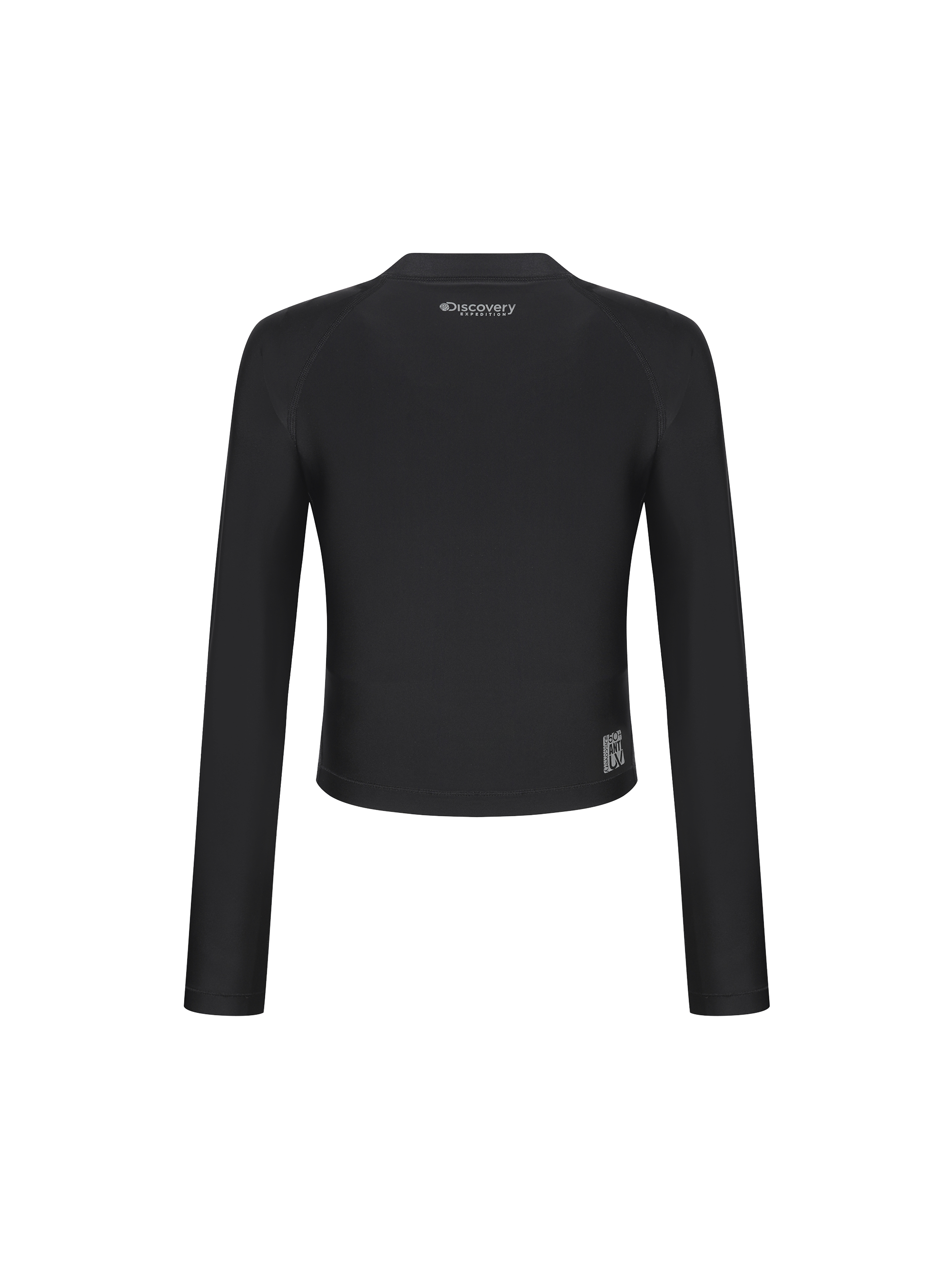 Freshvent Women's Essential Full Zip-up Semi Crop Rashguard