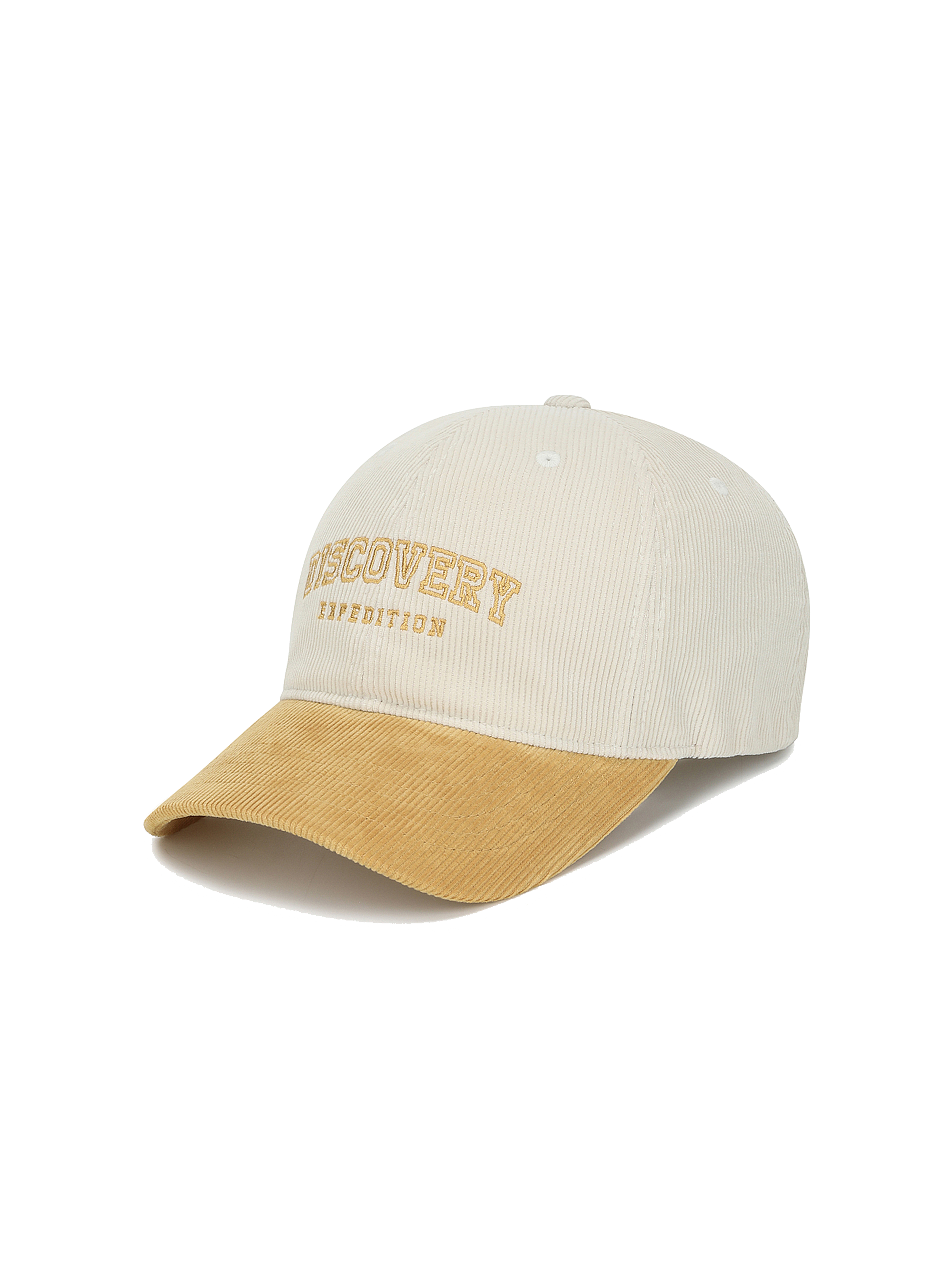 Corduroy Color-blocked Ballcap