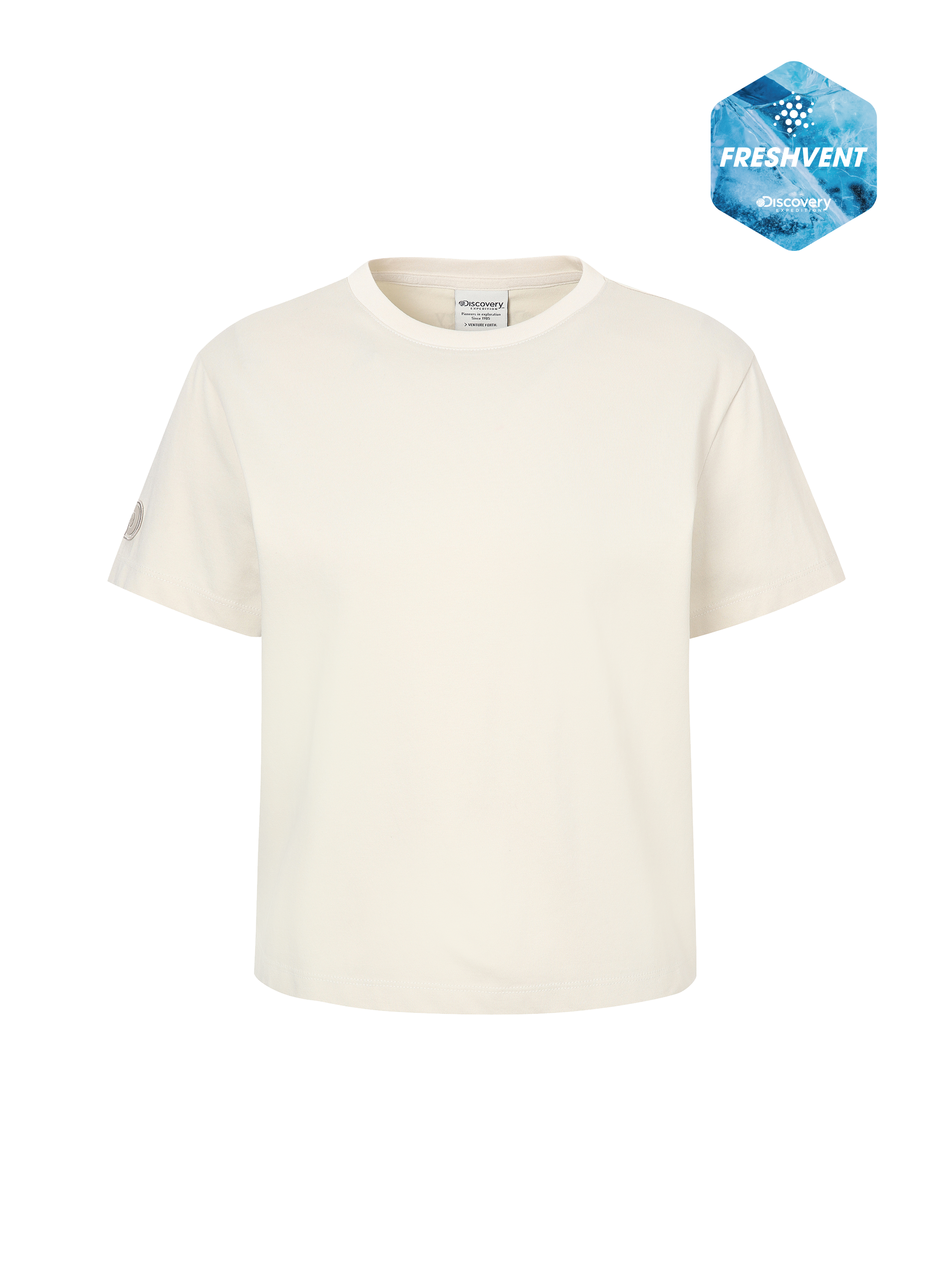Women's Freshvent Washed Small Wappen Short Sleeve T-shirt