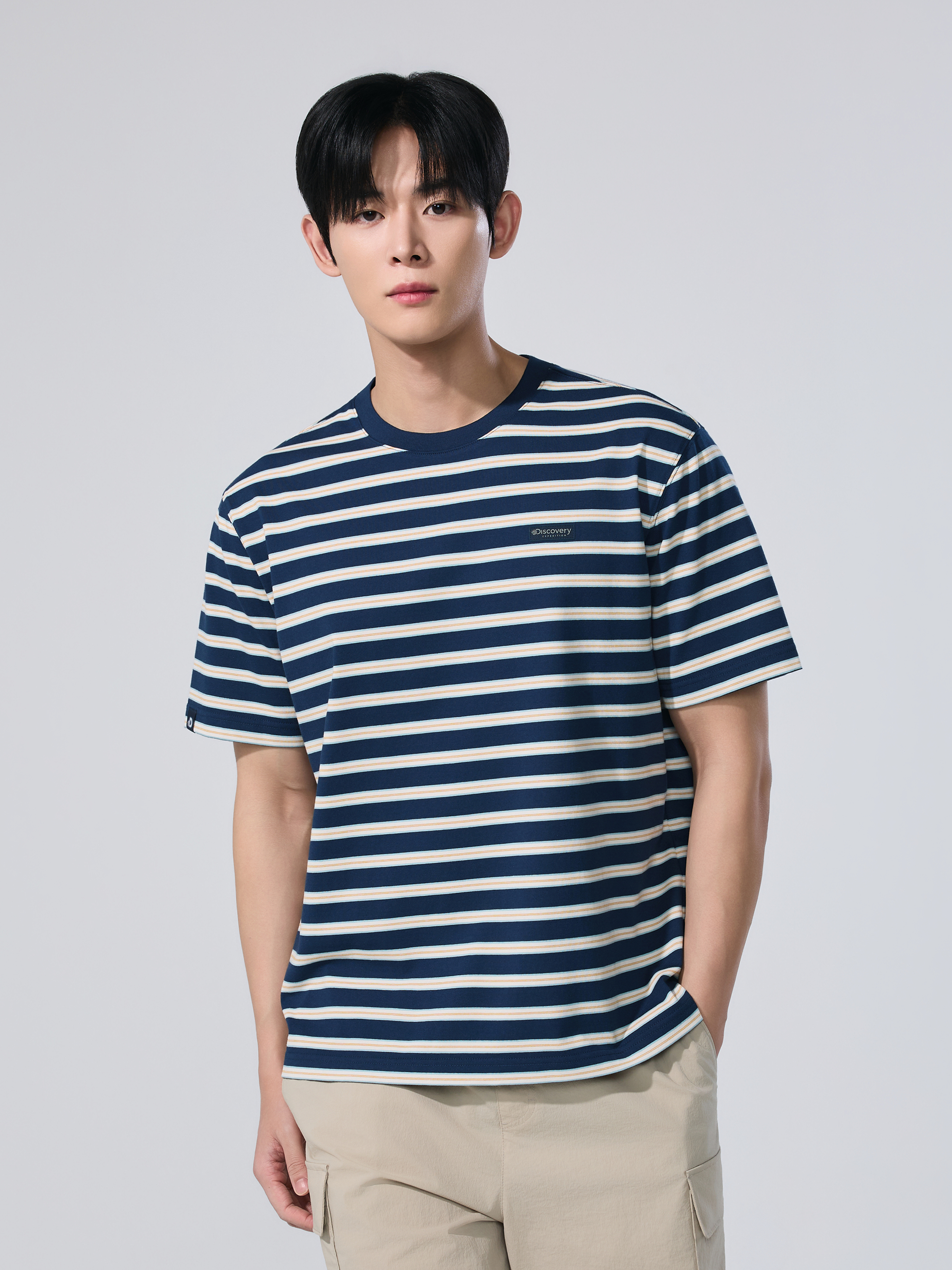 Uni Multi-Striped Short Sleeve T-shirt