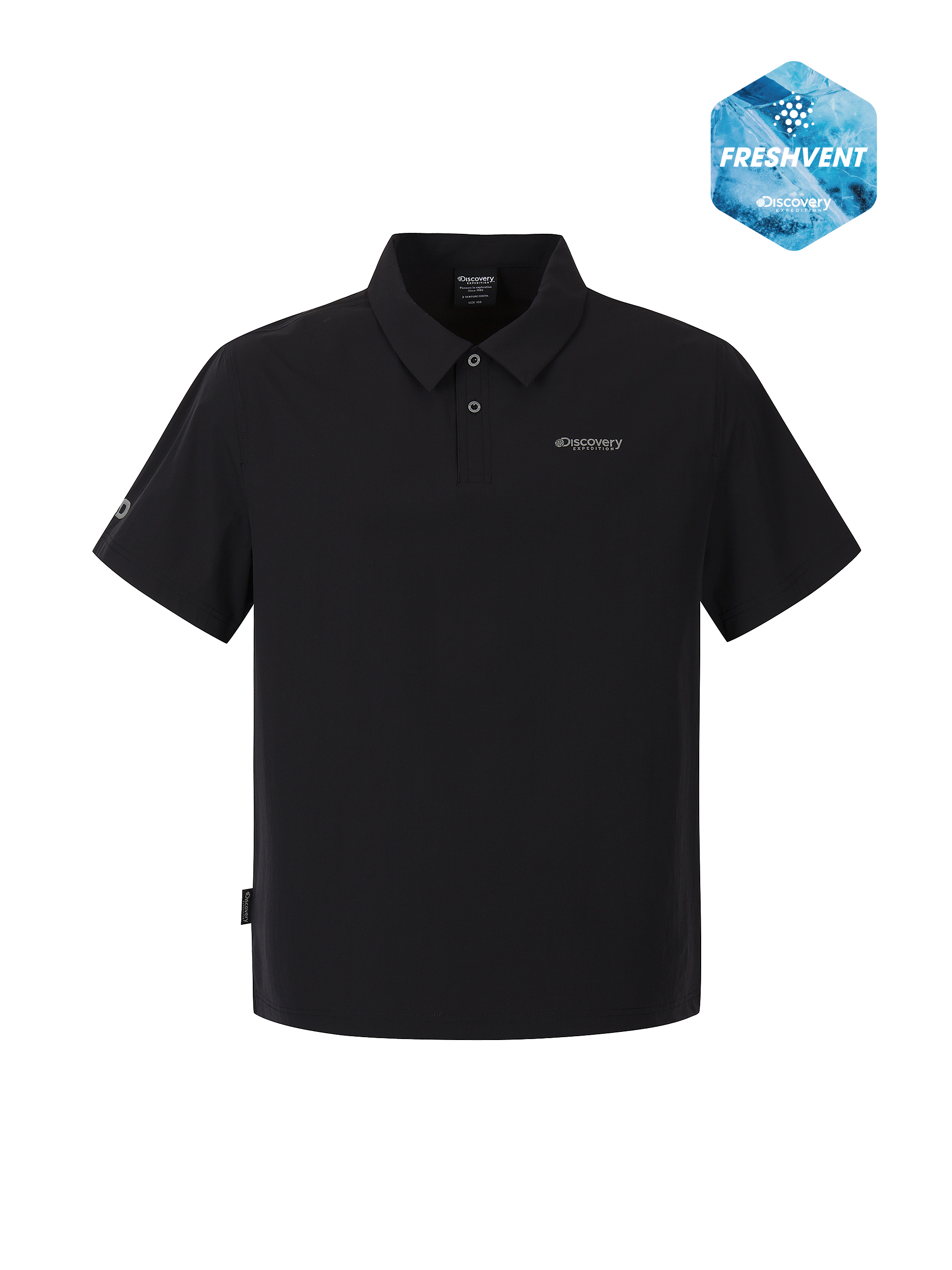 M's Freshvent Airdot Woven Polo Shirt