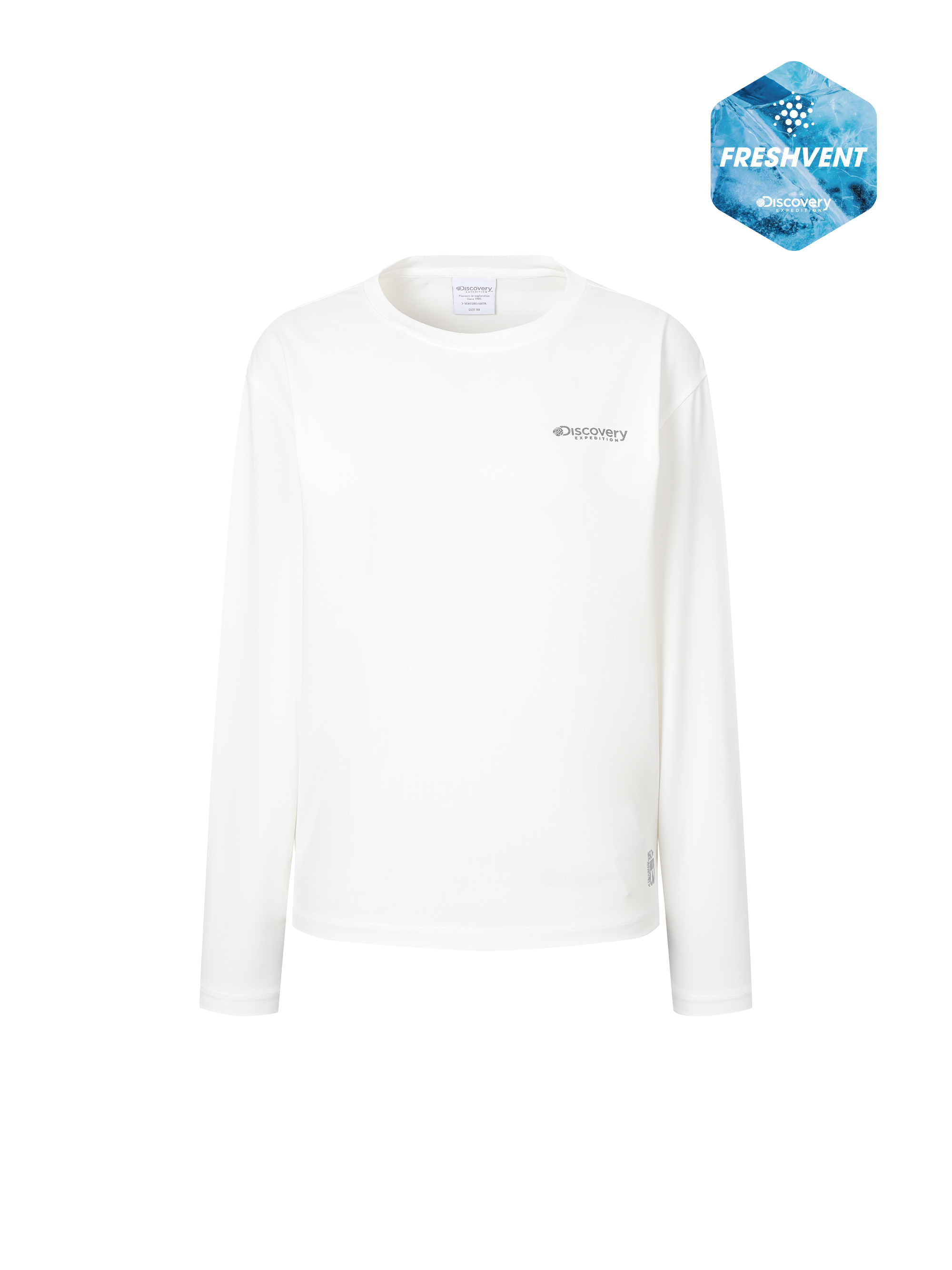 Freshvent Woen's Graphic Long Sleeve Water T-shirt
