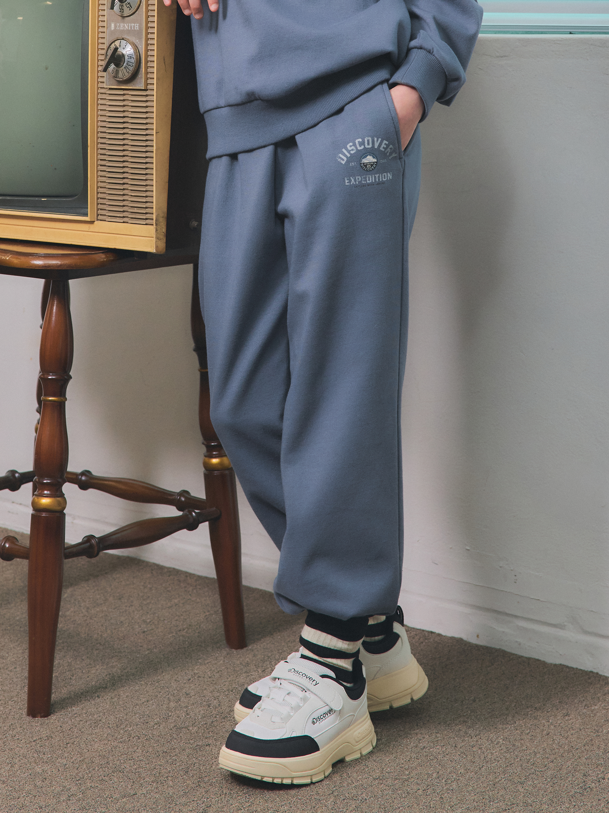 Kids Outdoor Graphic Training Straight Pants