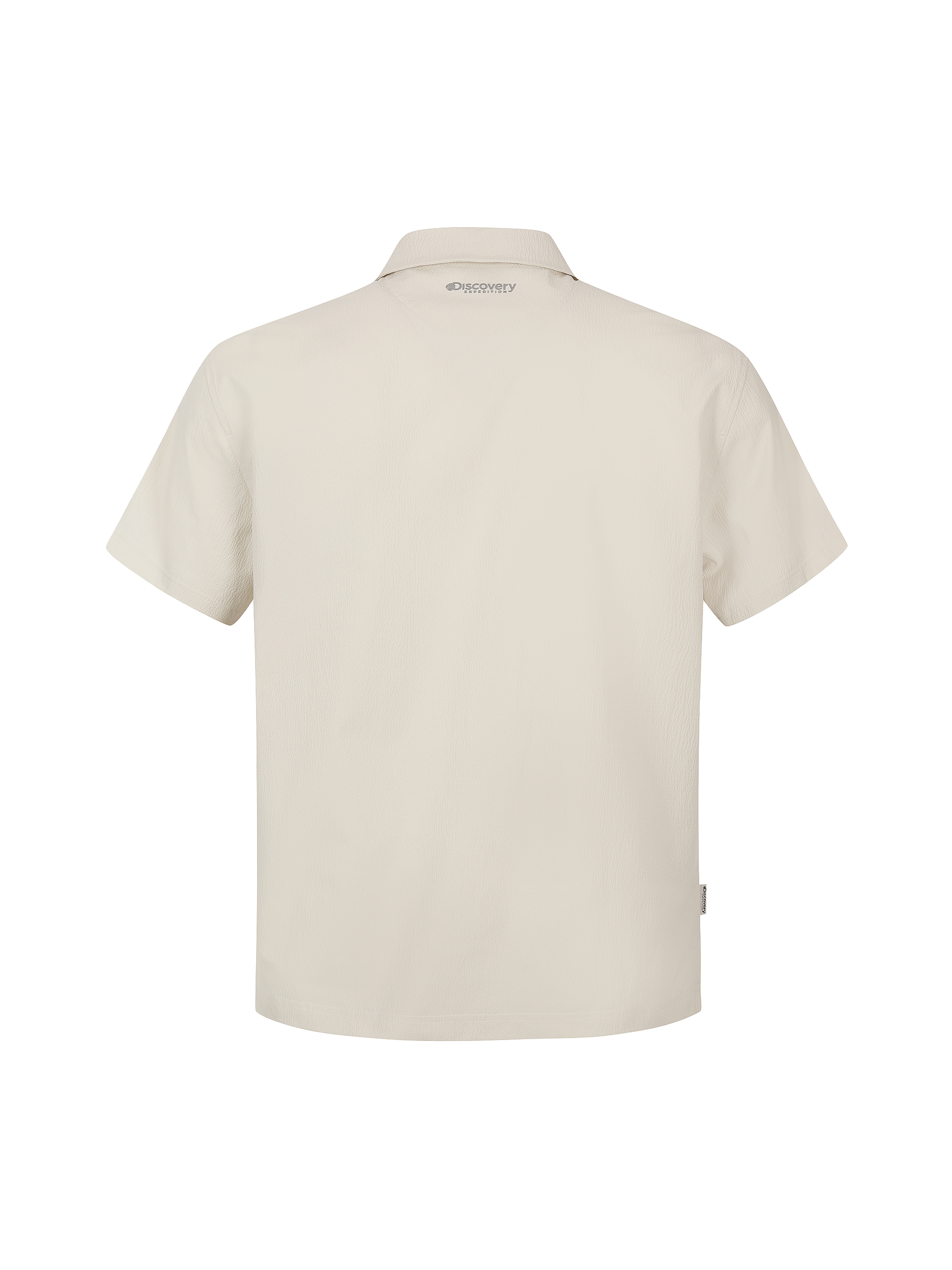 M's Seersucker Woven Polo Shirt