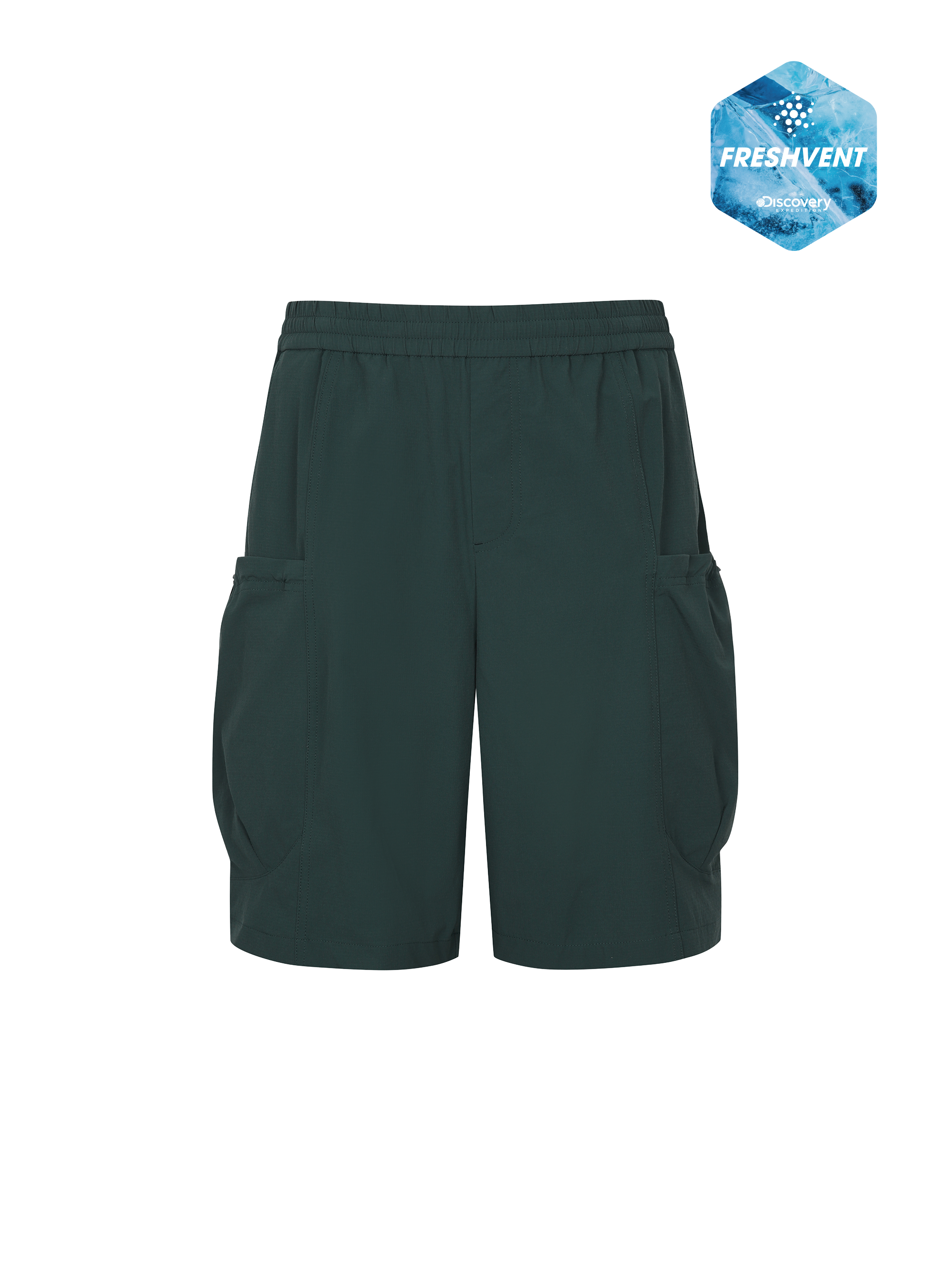 FRESHVENT Men's Ripstop Parachute Bermuda Cargo Shorts