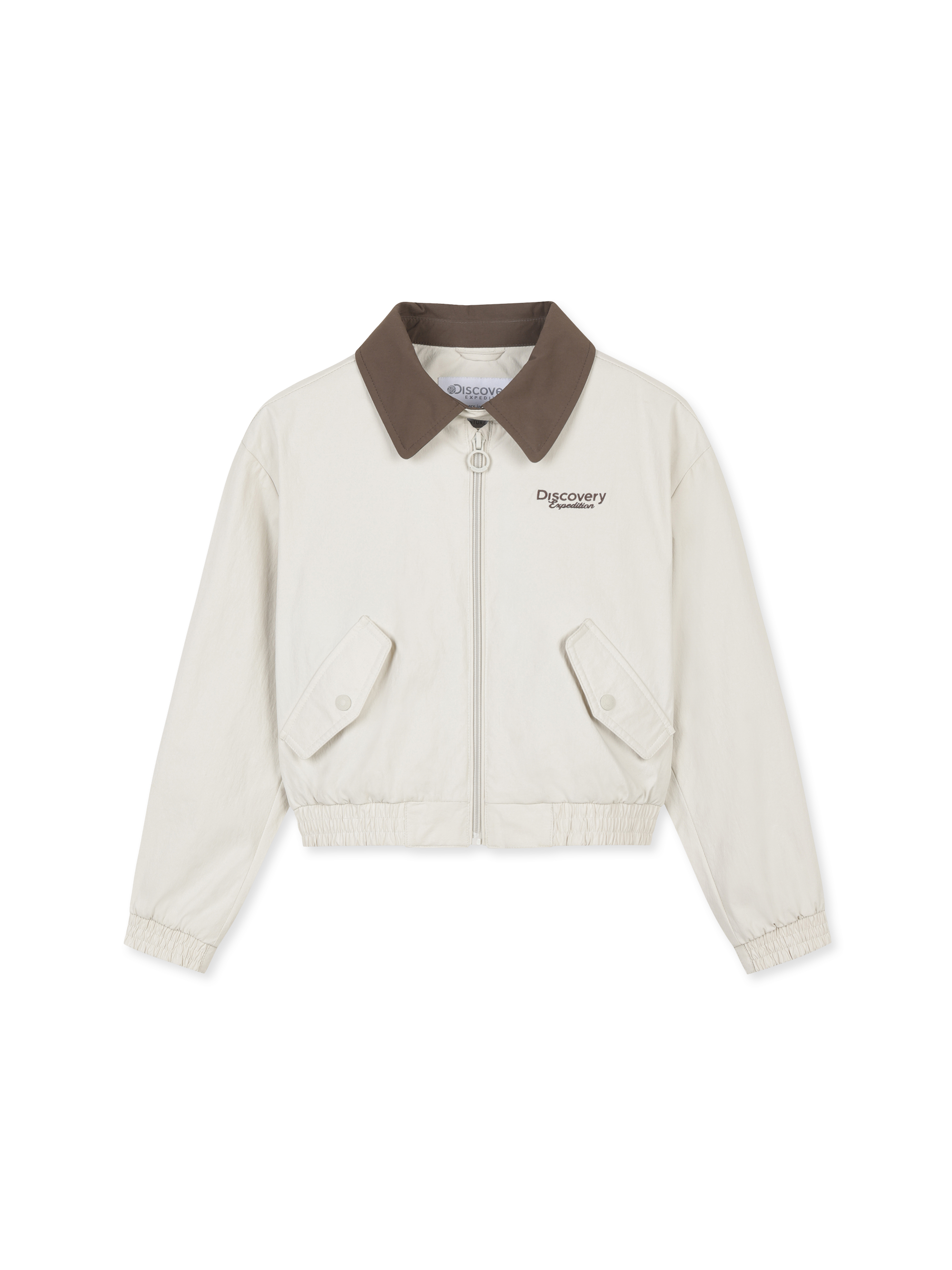Girl's Cropped Collared Jacket