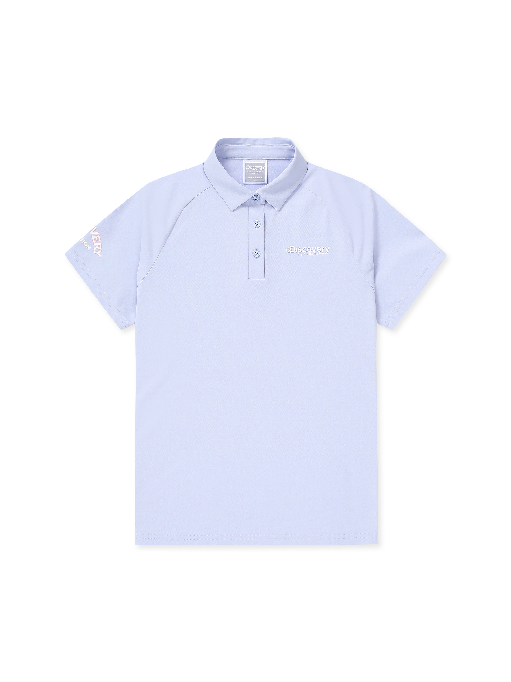 Raglan  Sleeve Point Collar T-shirt