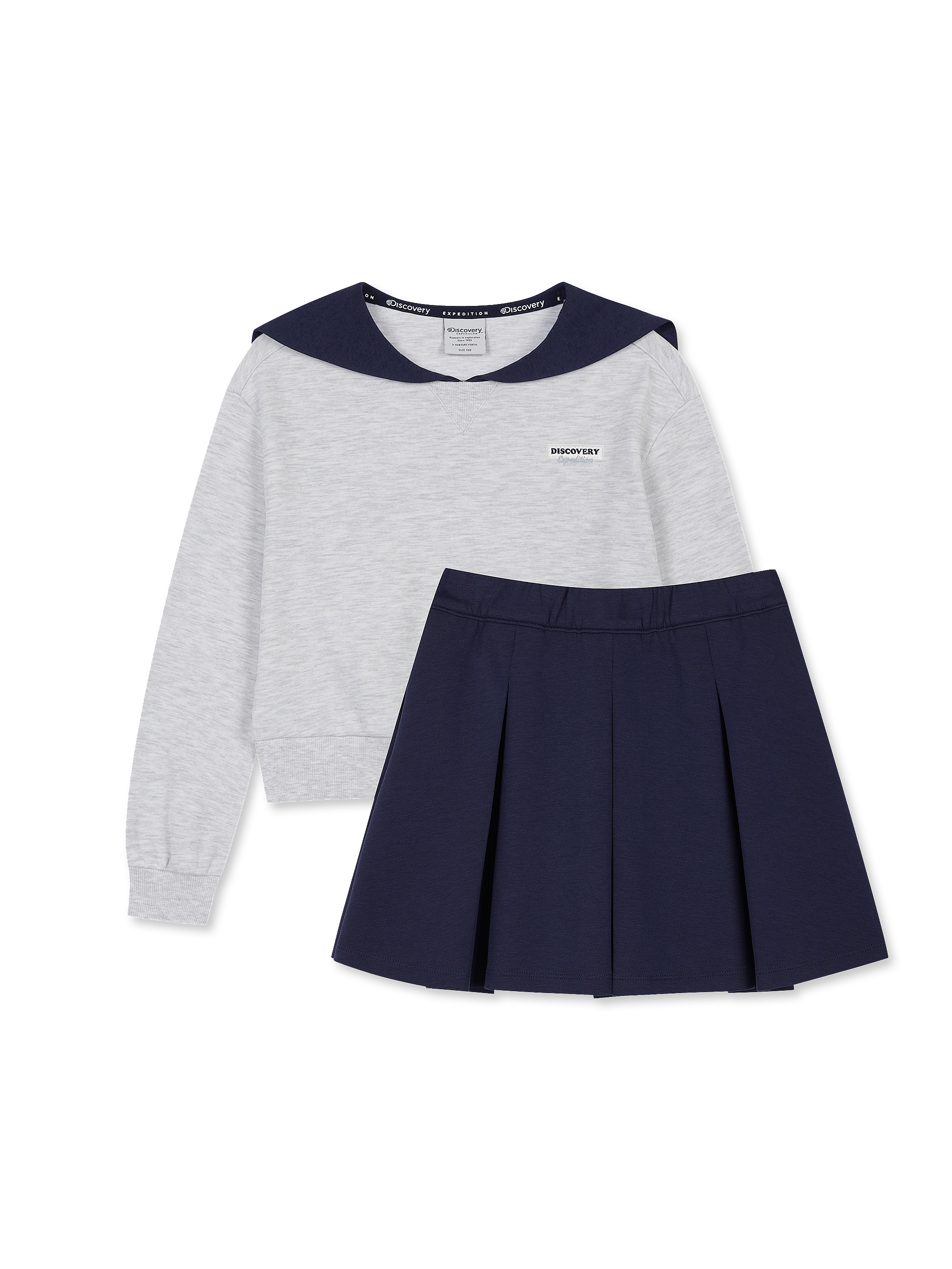 Girl's Sweatshirt & Skirt 2-Piece Set