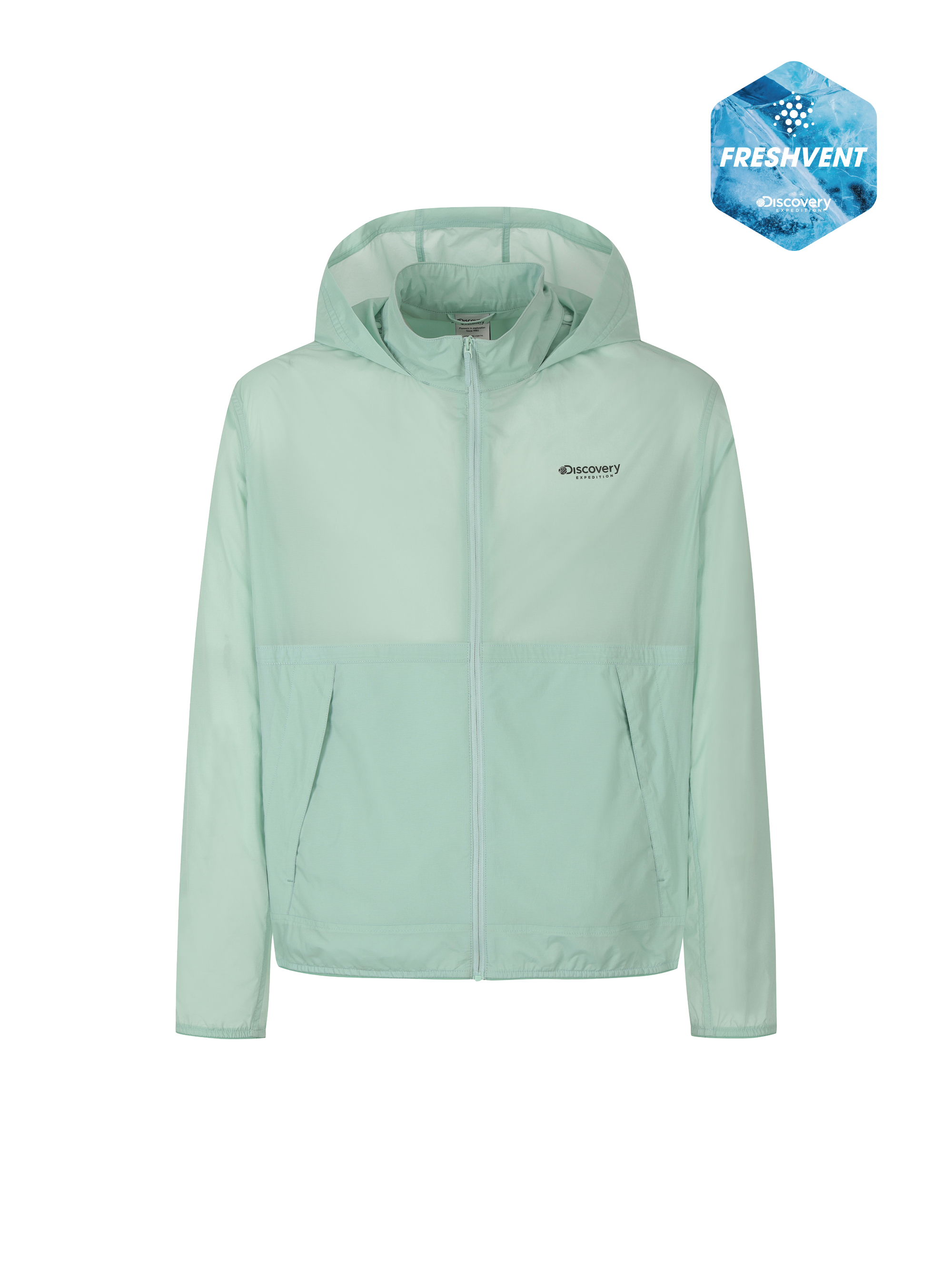 M's Freshvent Crinkled High Neck Windjacket