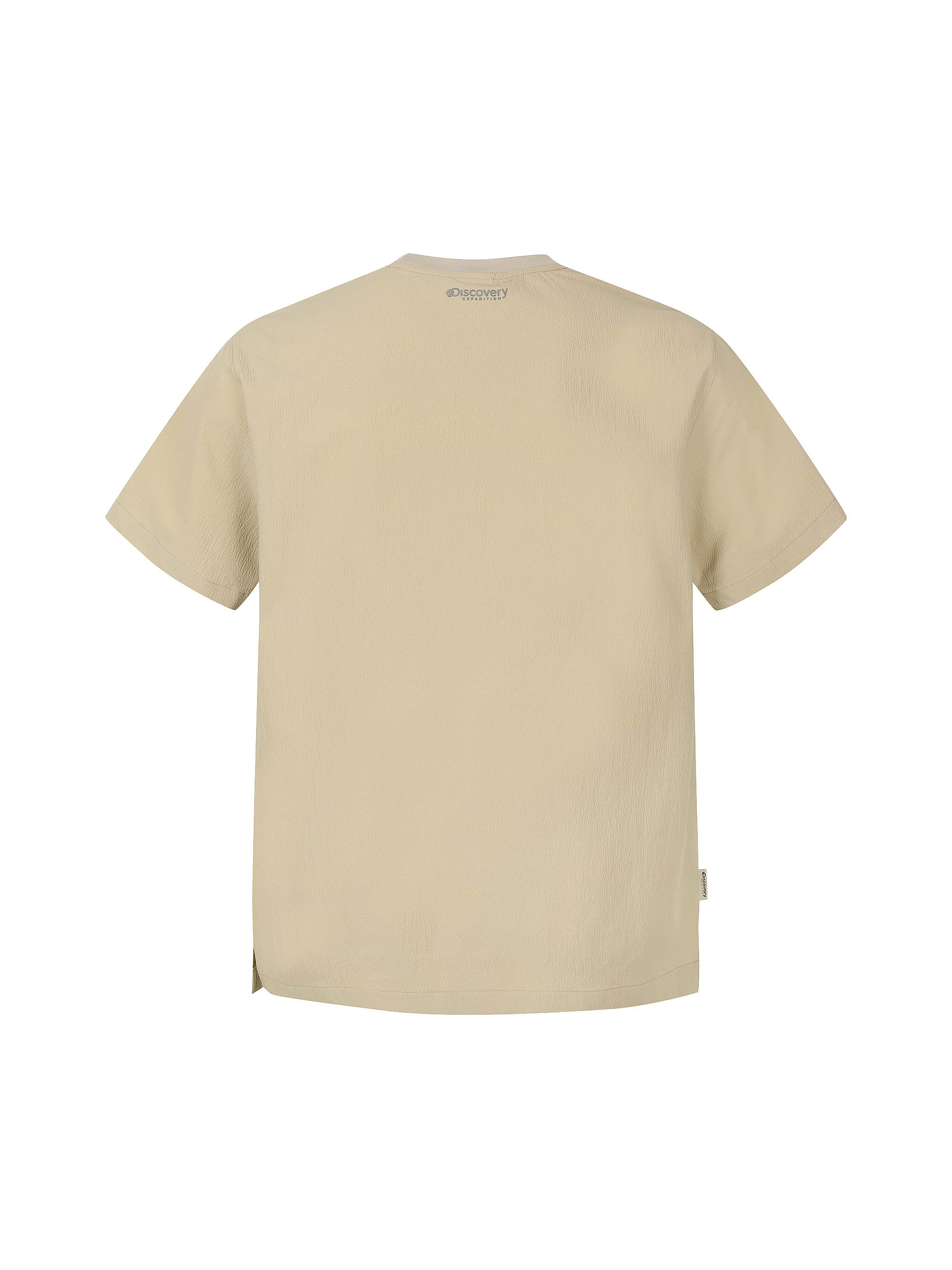 M's Seersucker Woven Short-Sleeve T-shirt