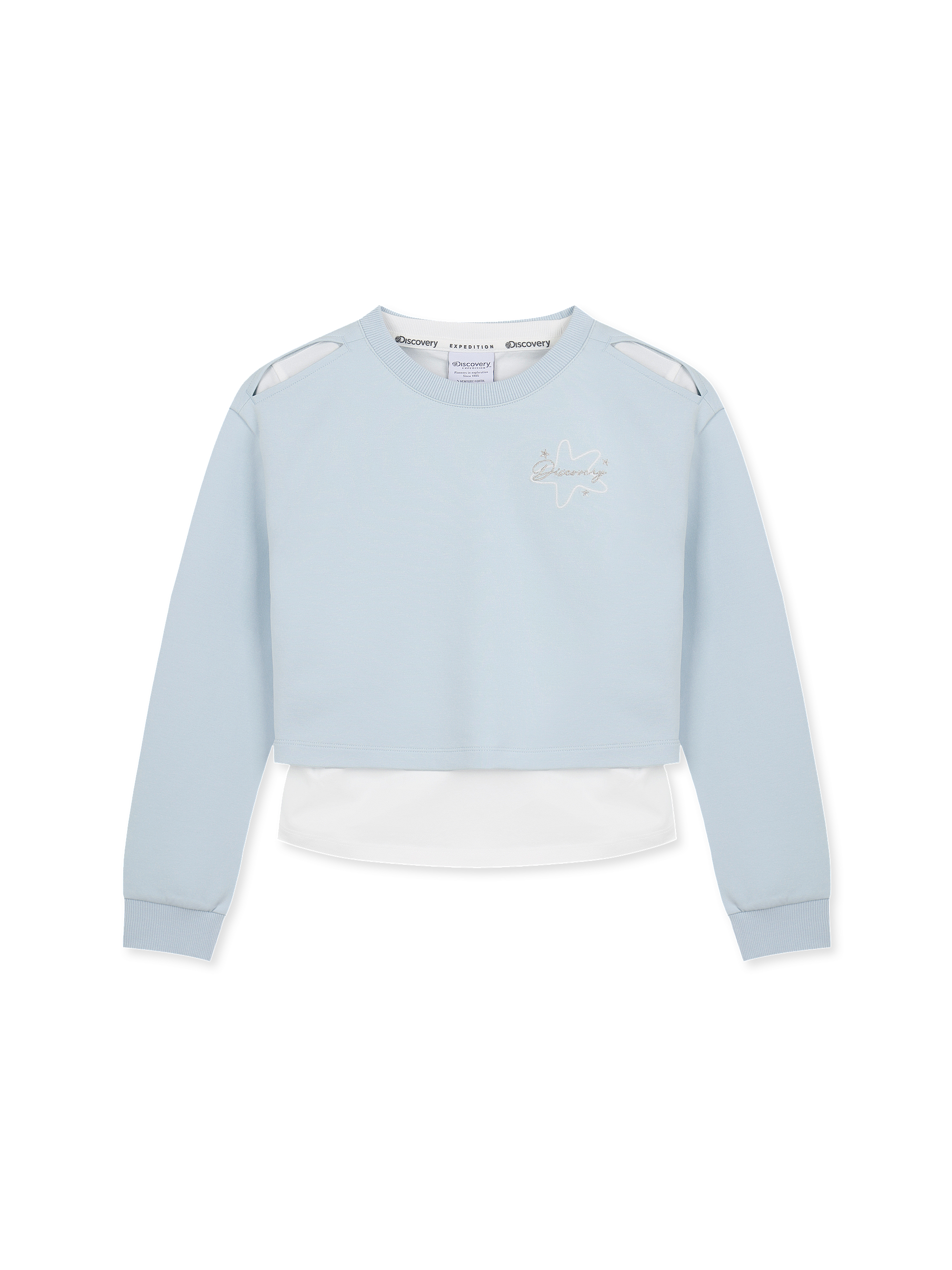 Girl's Layered Sweatshirt