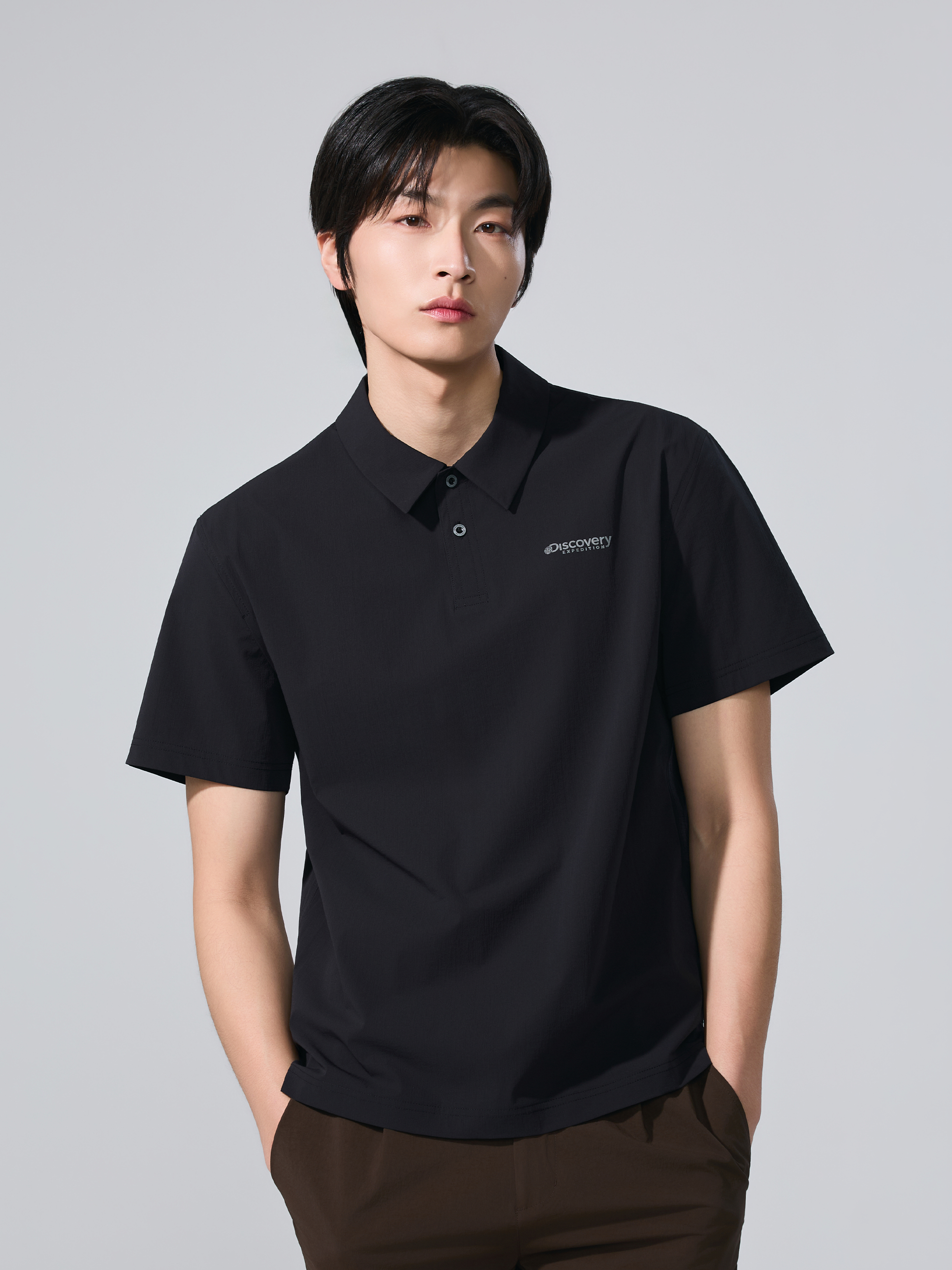 M's Freshvent Airdot Woven Polo Shirt