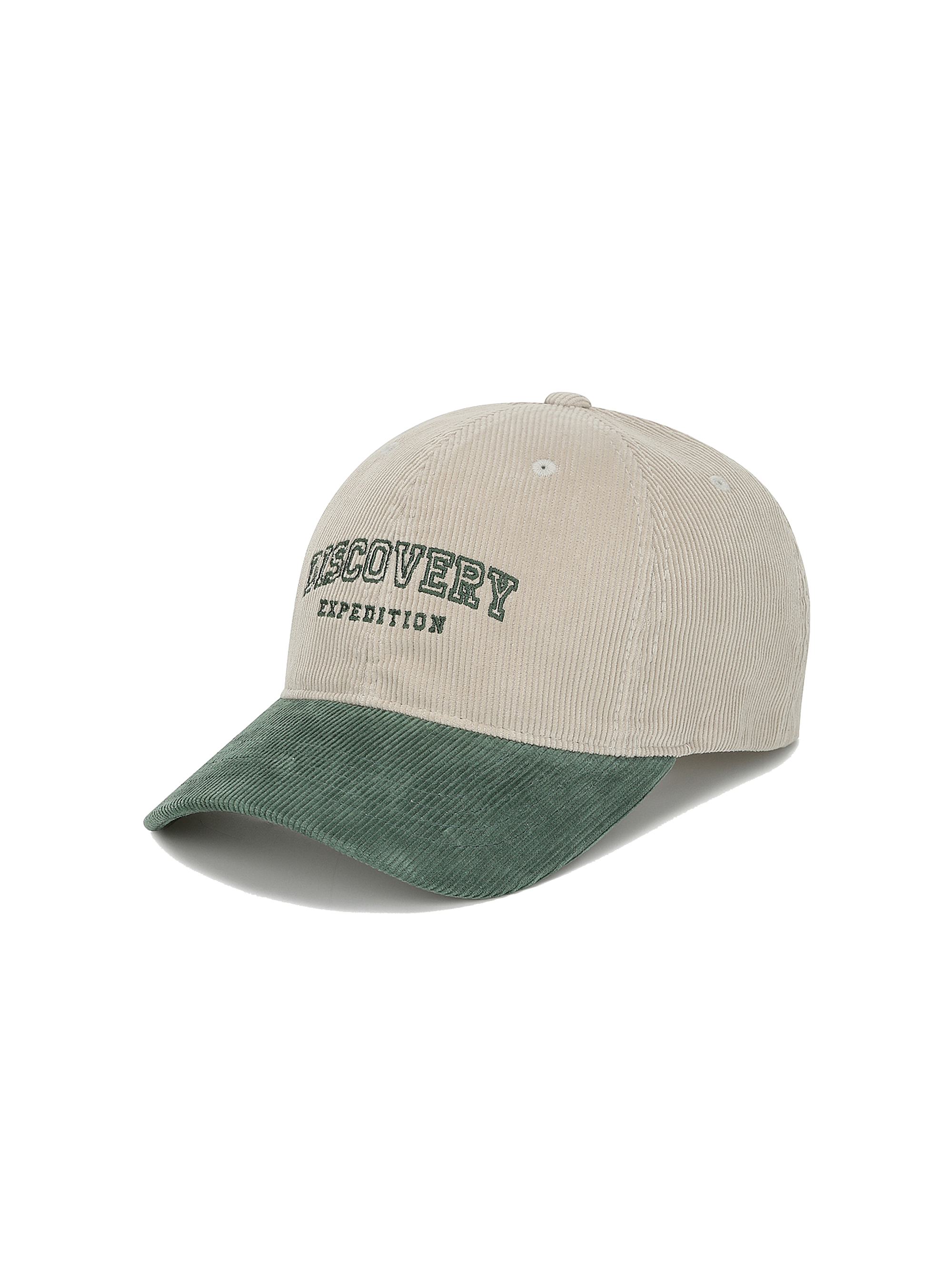 Corduroy Color-blocked Ballcap