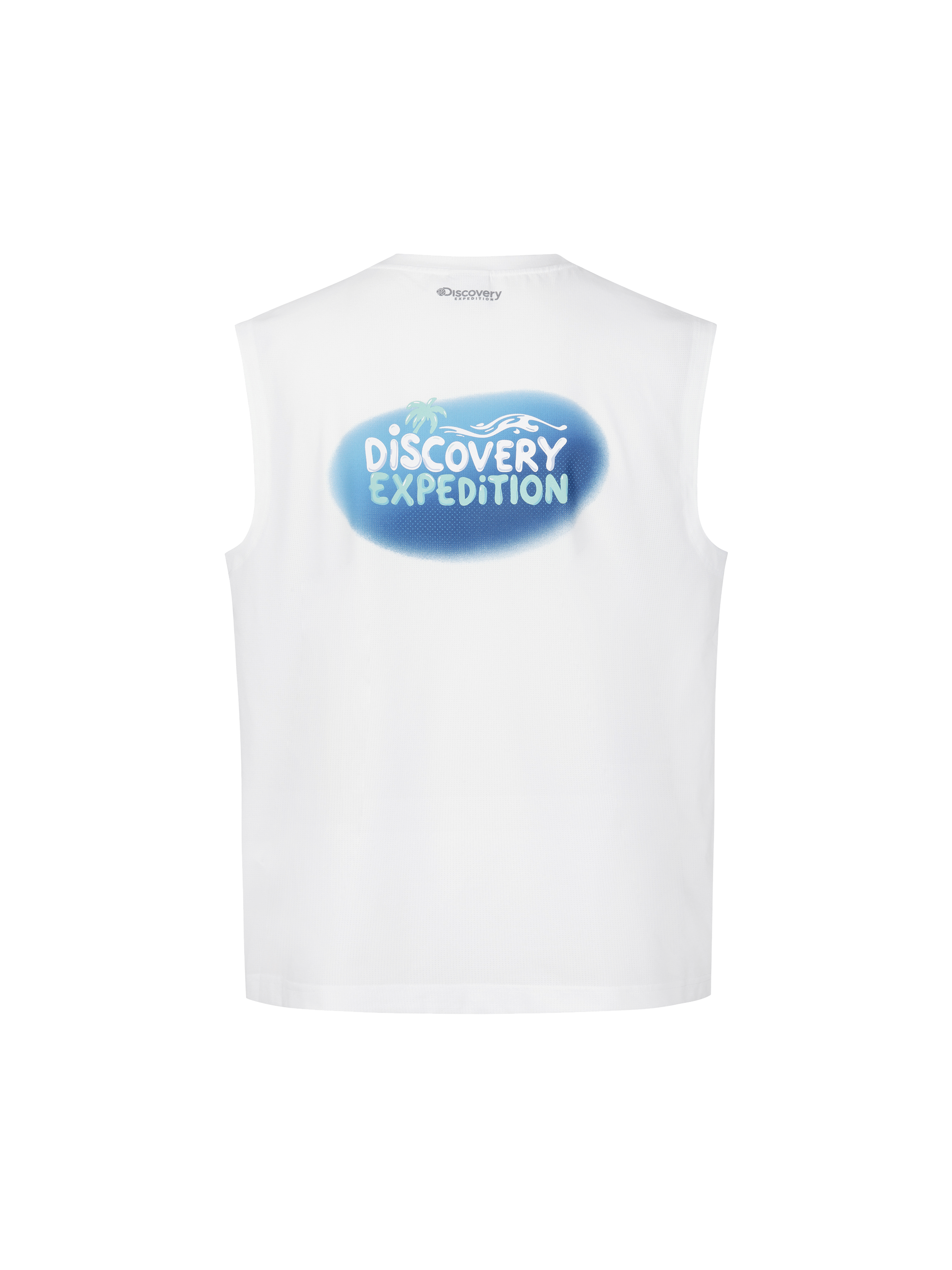 Hot Summer M's Back Graphic Sleeveless Water T-shirt