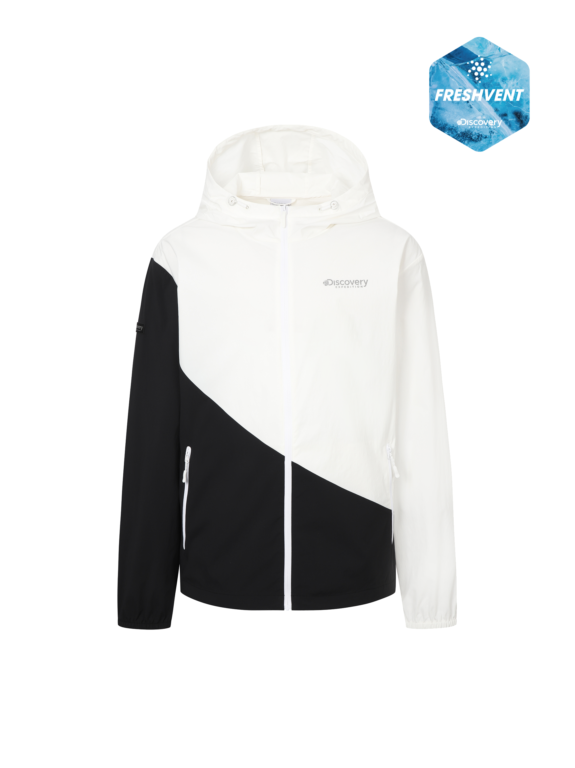 Freshvent Men's Color Block Windbreaker