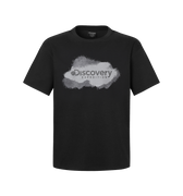 FRESHVENT Washed Splashed Graphic Short Sleeve T-shirt