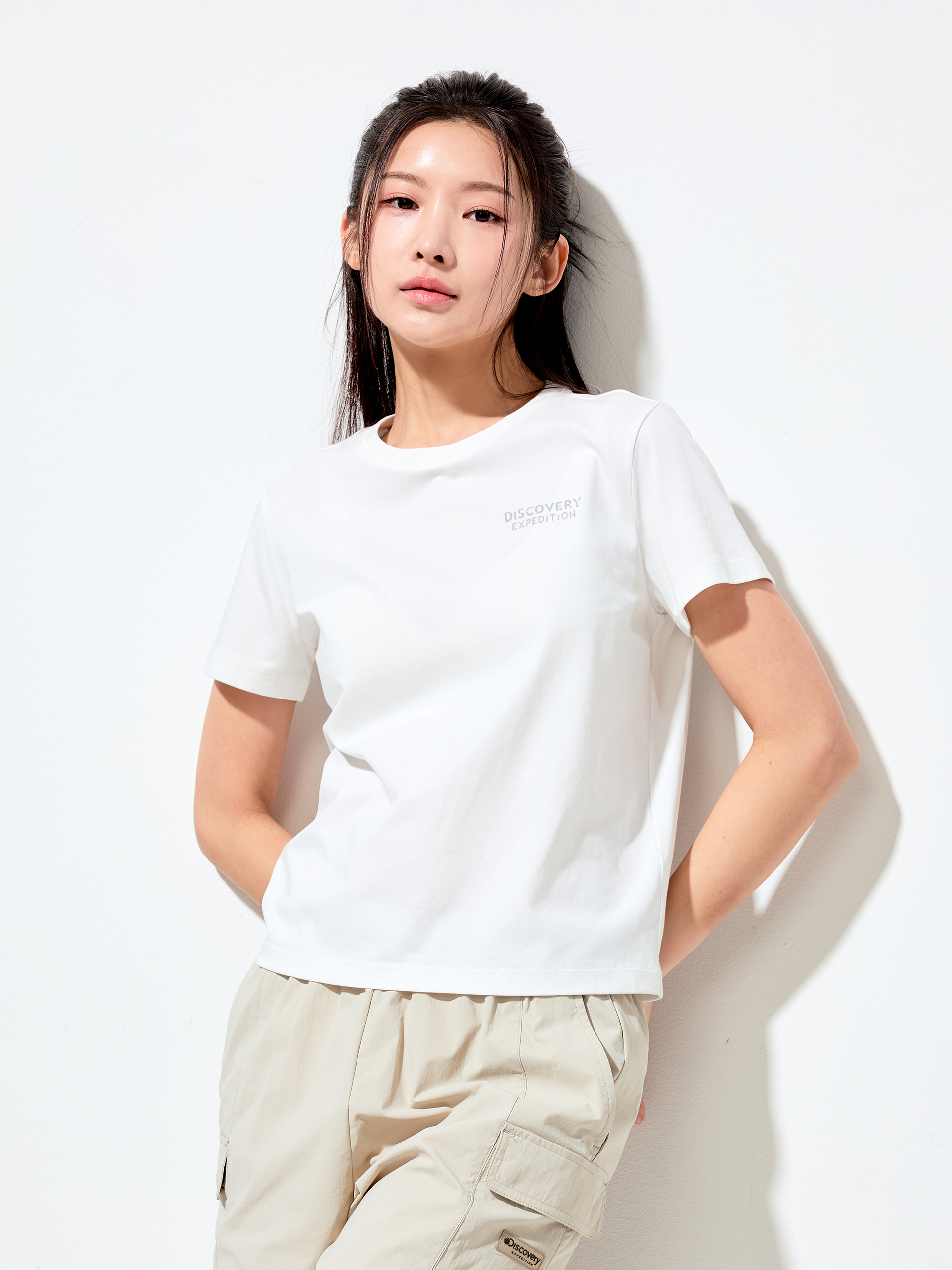 【DISCOVERY】Freshvent Woven Gofcore Women's T-Shirt Women's Lightweight Woven Tops | Discovery-Expedition