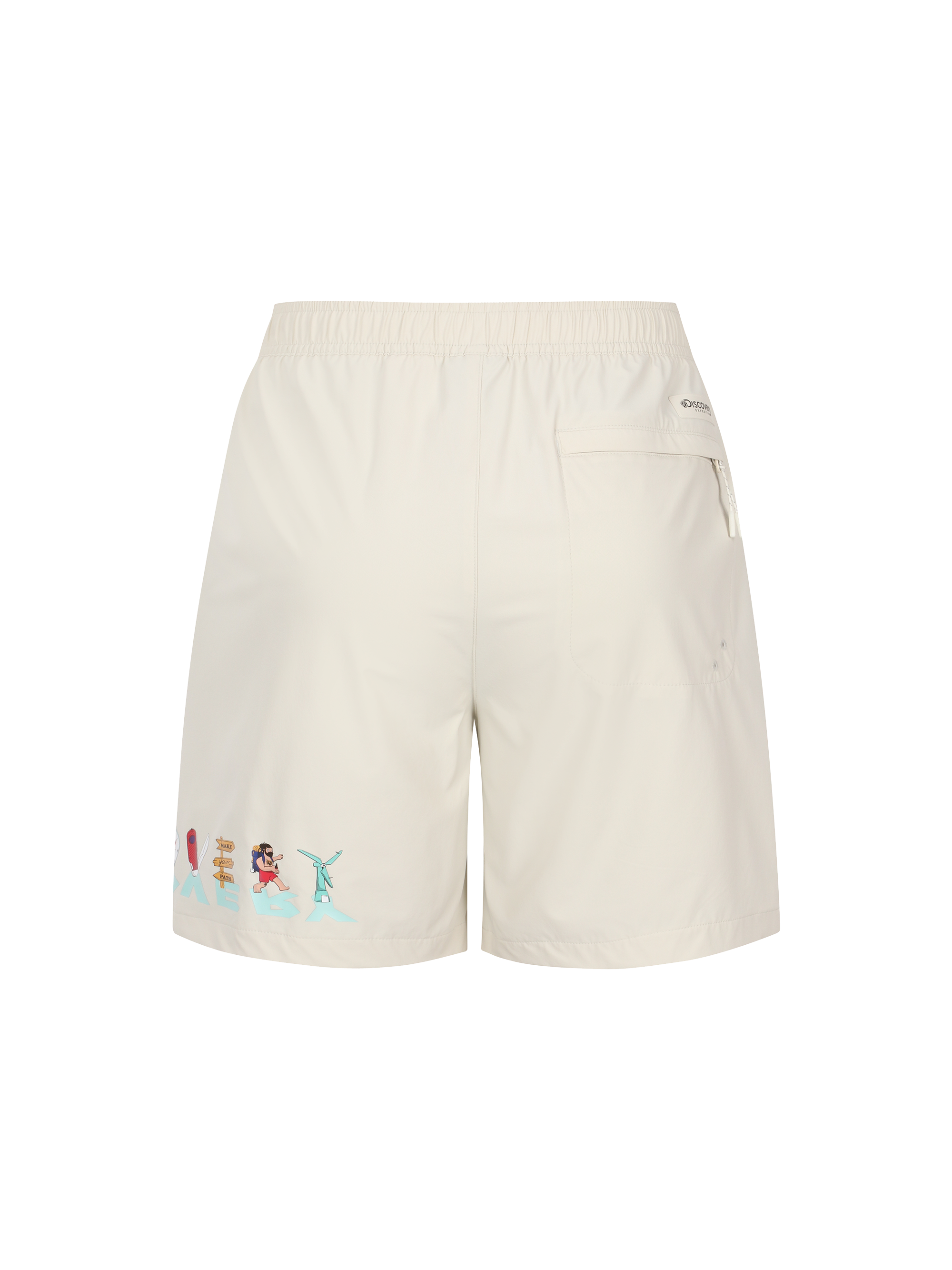 Freshvent Men's Mane Crew Graphic Board Shorts