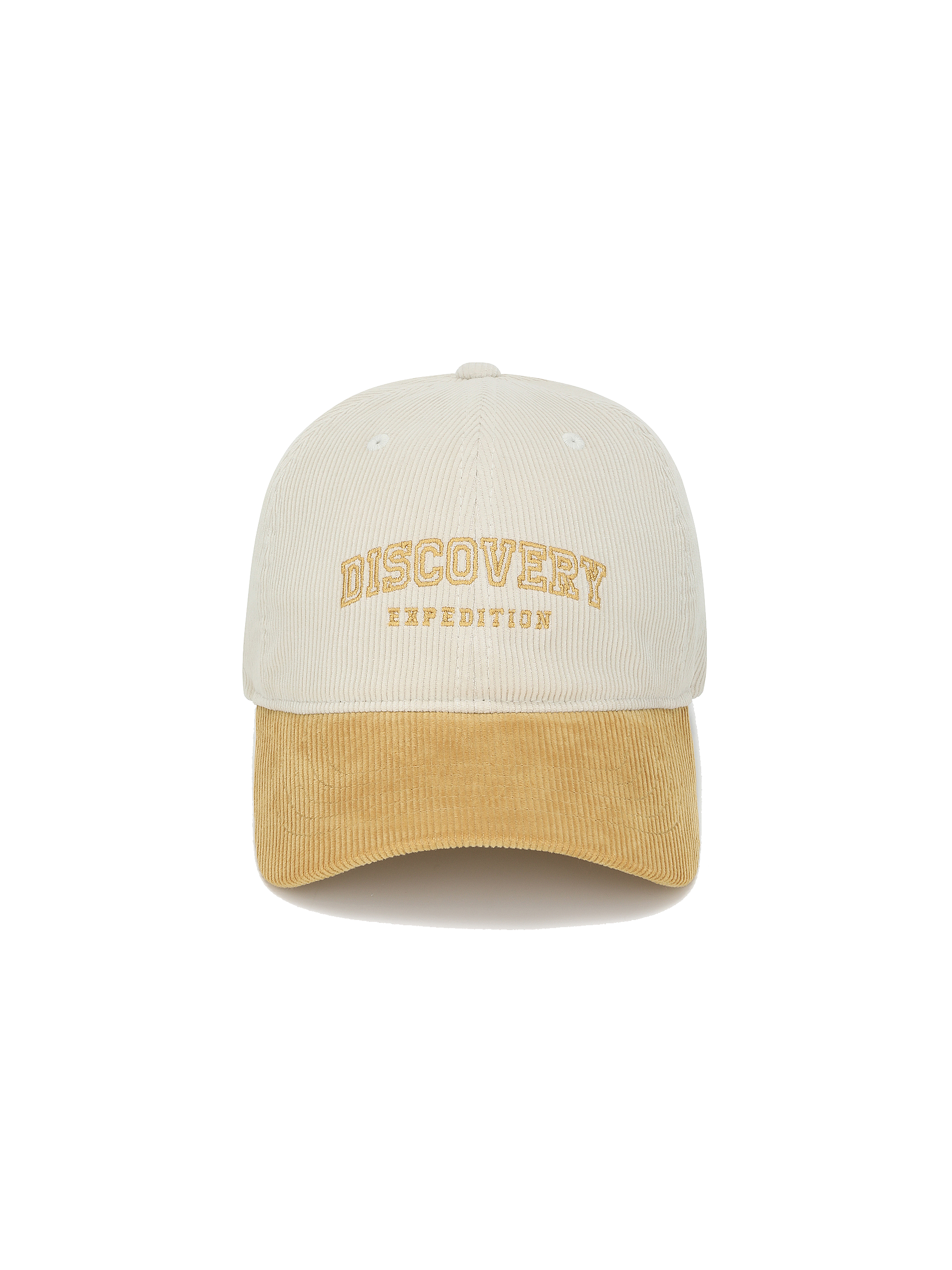 Corduroy Color-blocked Ballcap