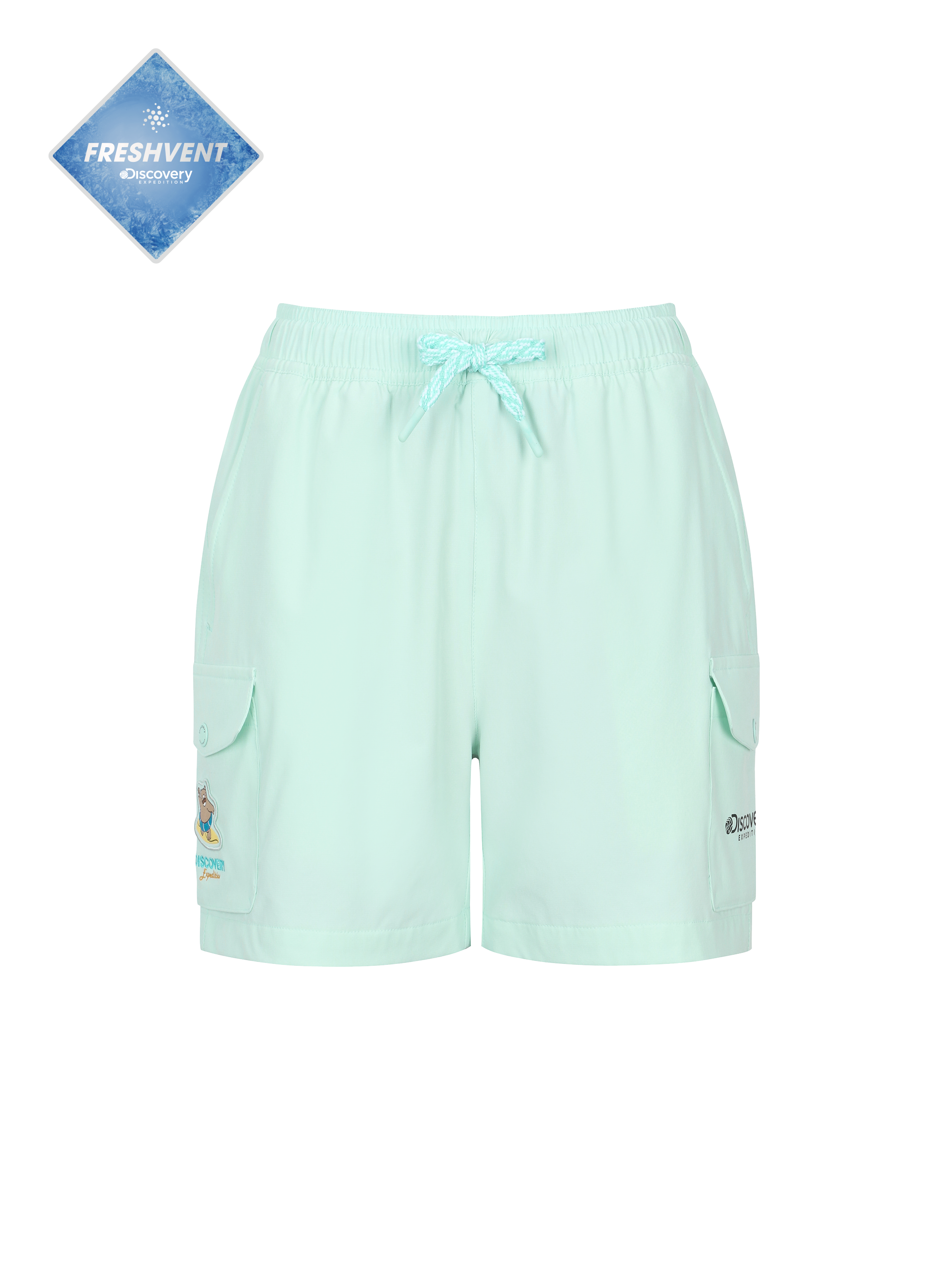 Freshvent Women's Mane Crew Cargo Board Shorts