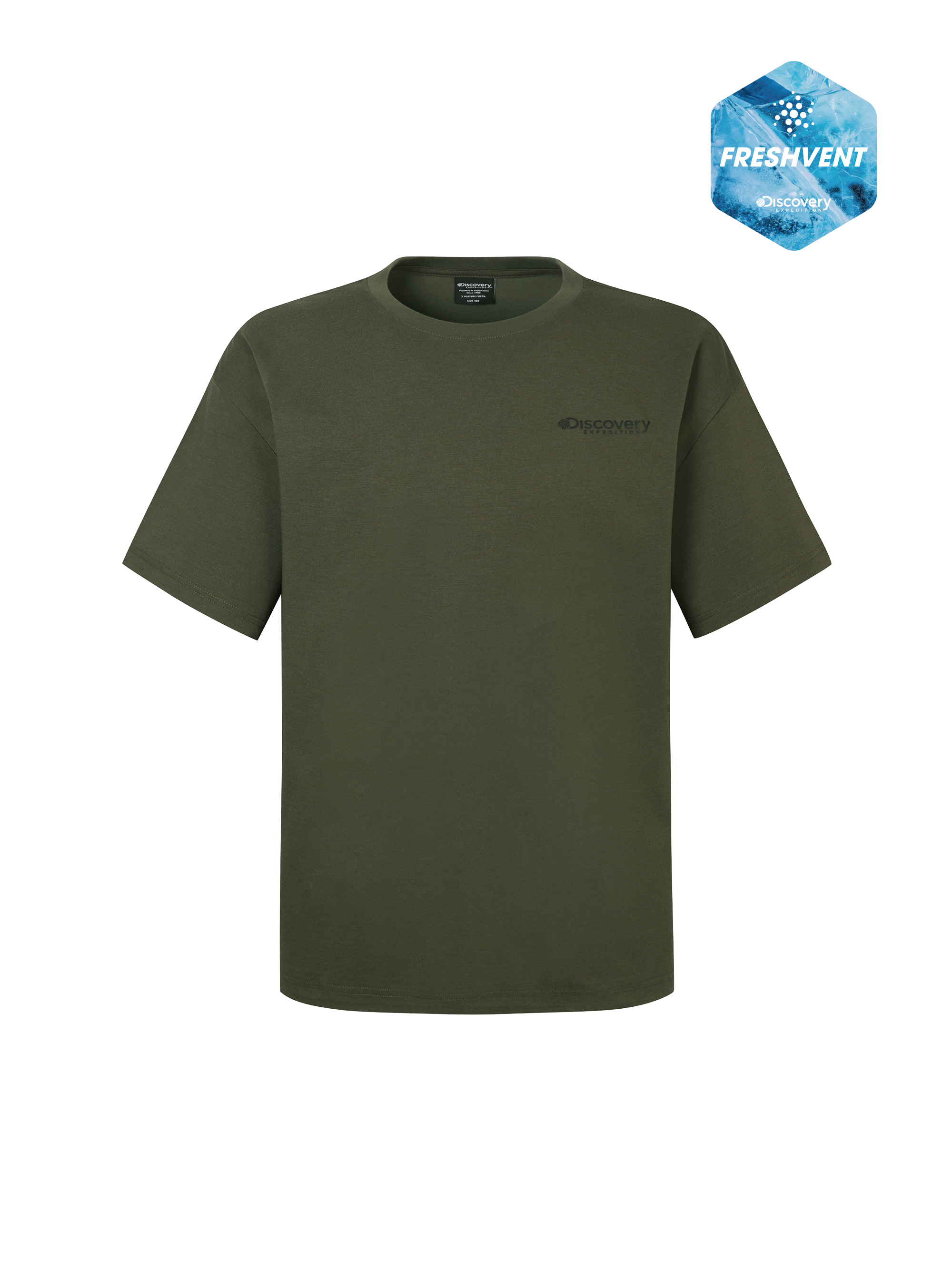 Freshvent Washed Outdoor Scene Back Graphic Short-sleeve T-shirt