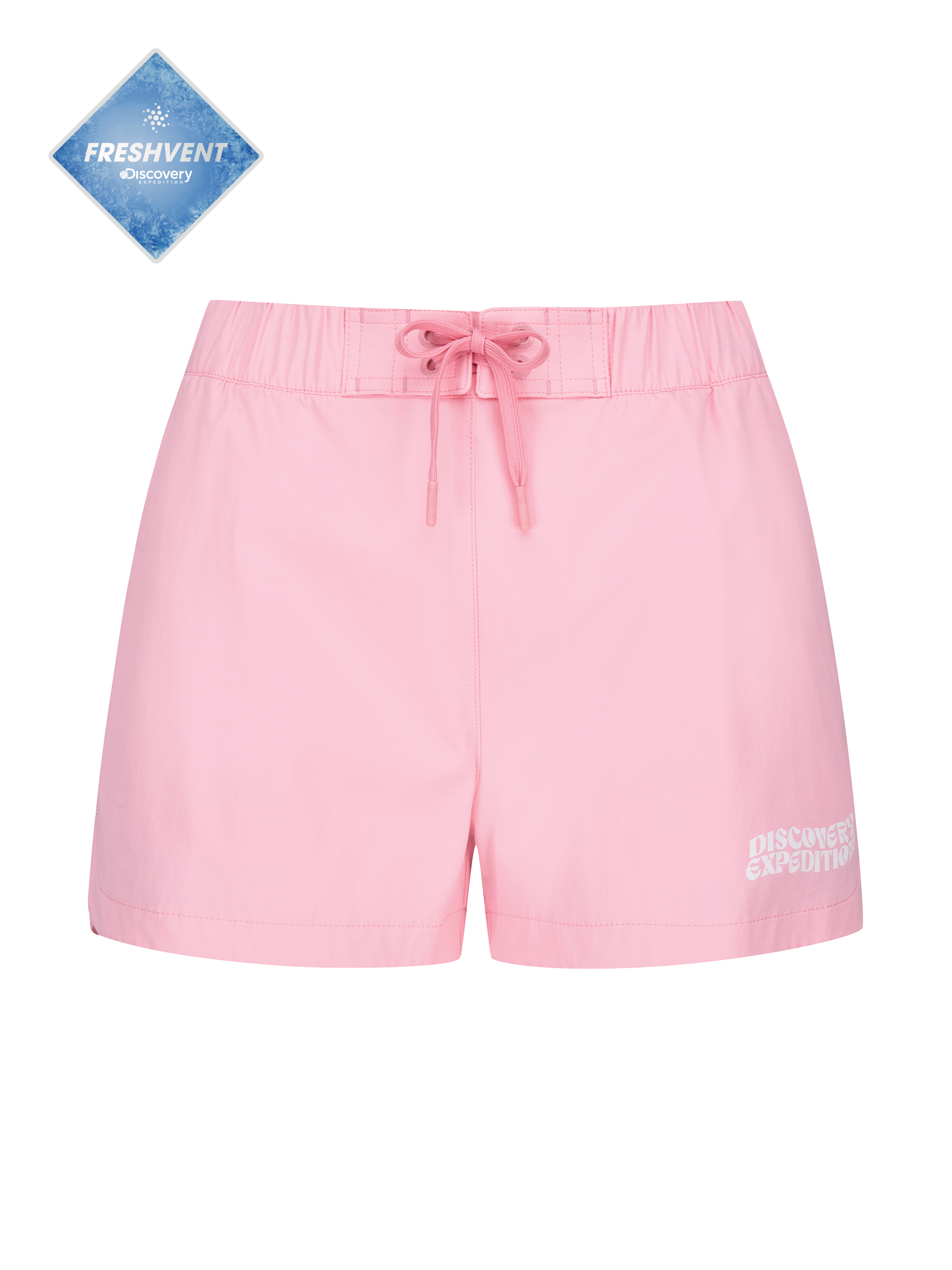 Freshvent Women's Exposed Band Type Board Shorts