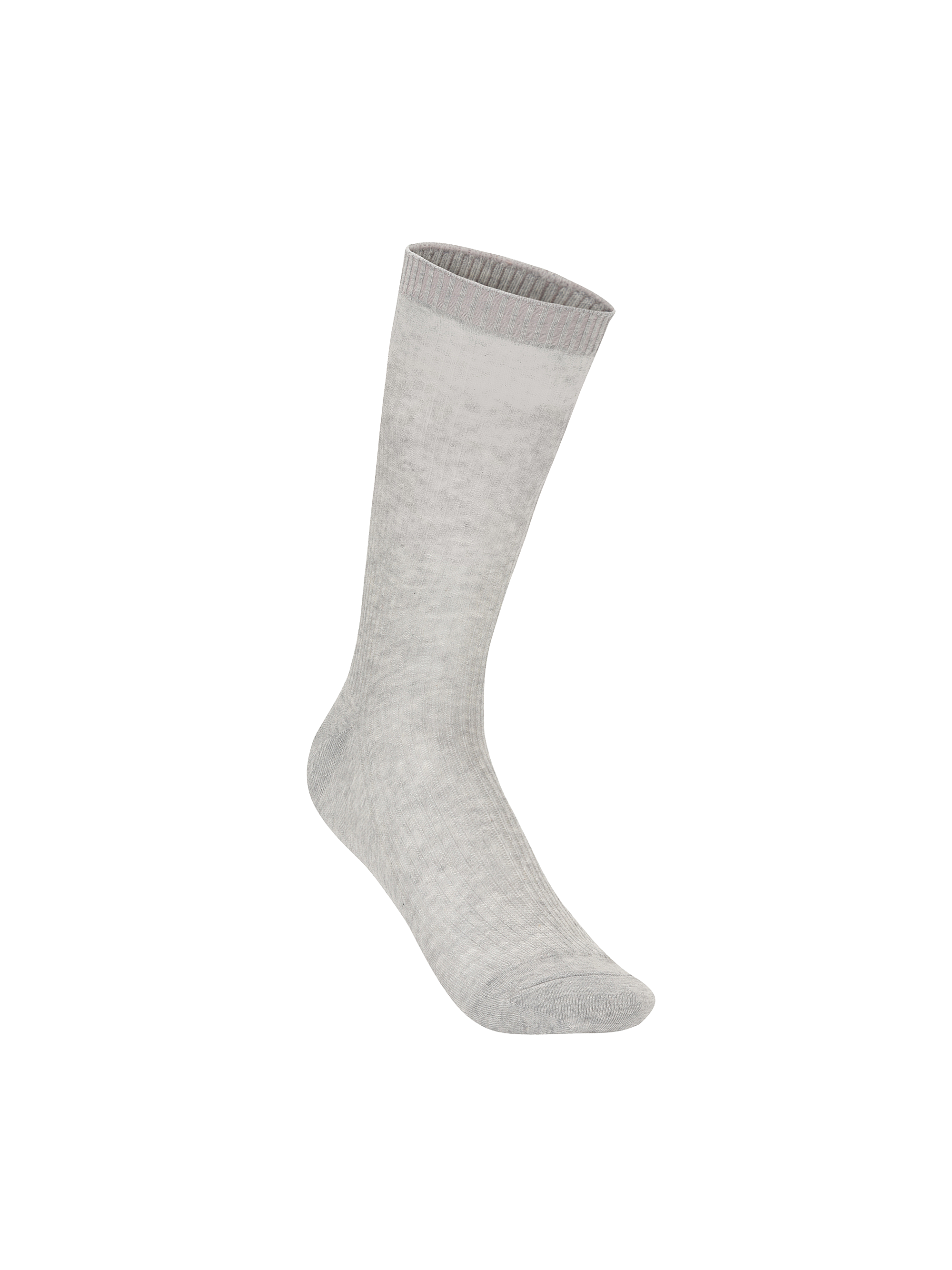 See-through Rib High Length Socks